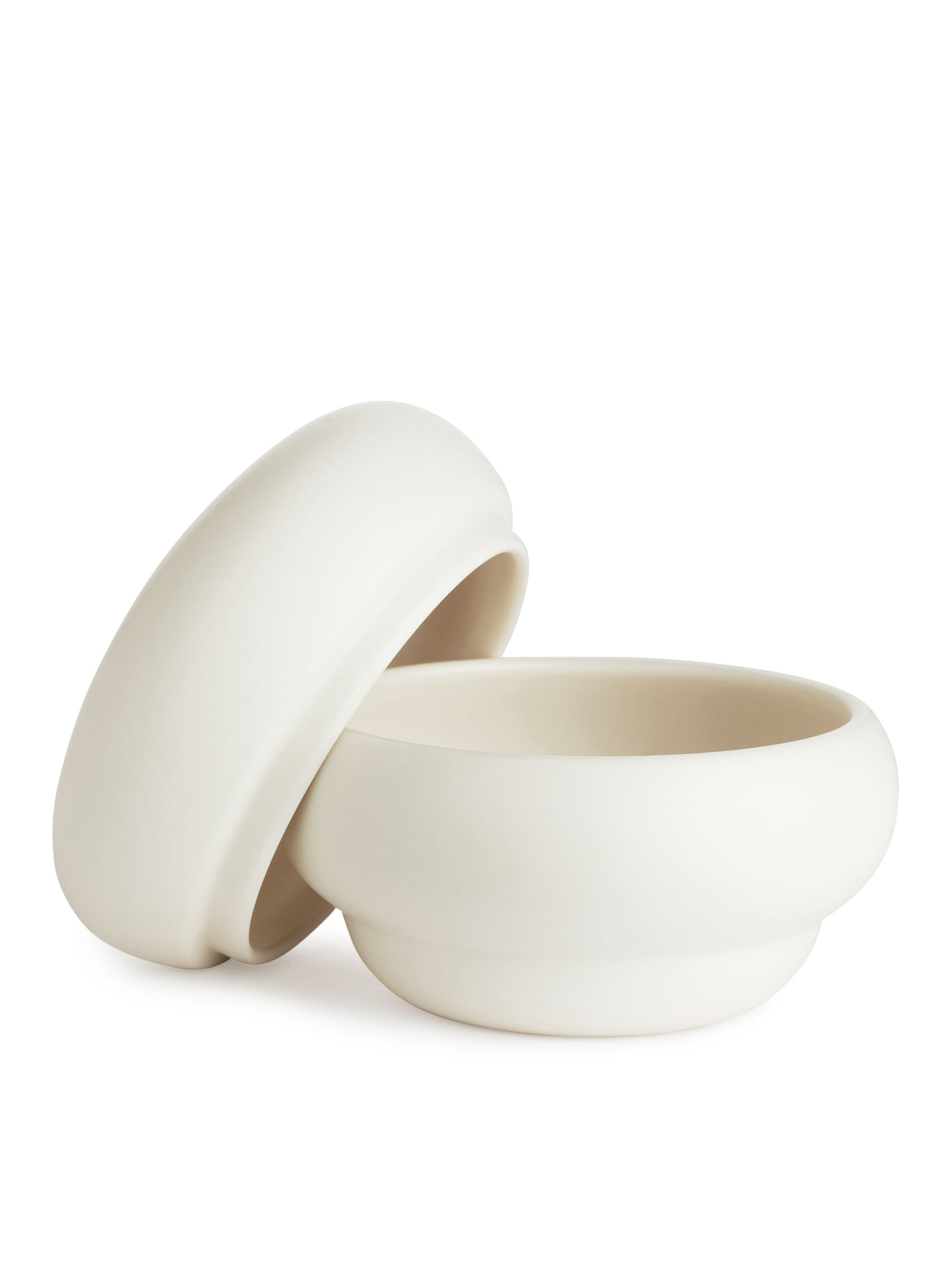 Stoneware Canister - White - Women - StillMedia/DescriptiveDetail - 2