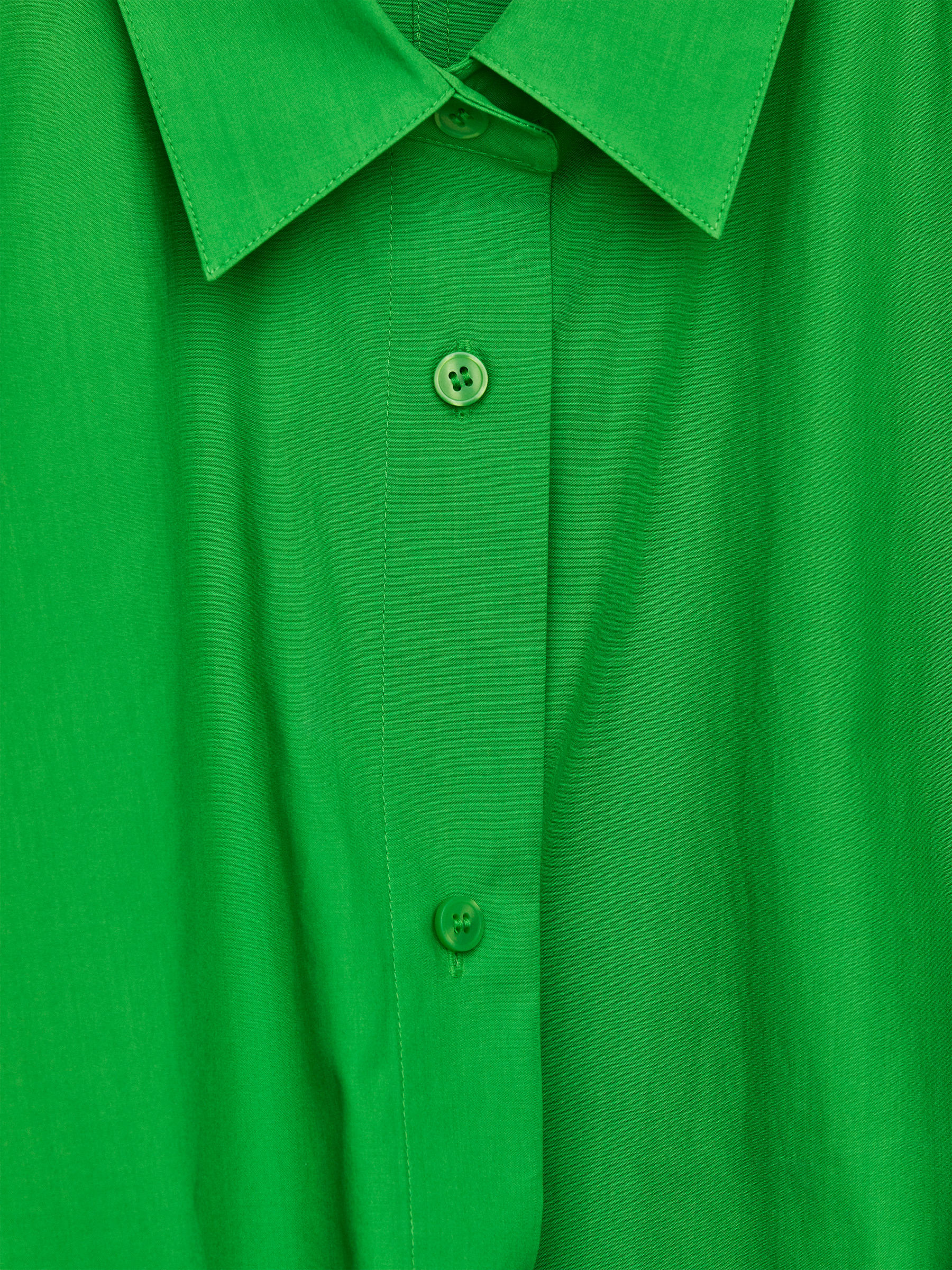 Vestido camisero cruzado - Verde - Corte estándar - Women - StillMedia/DescriptiveDetail - 1