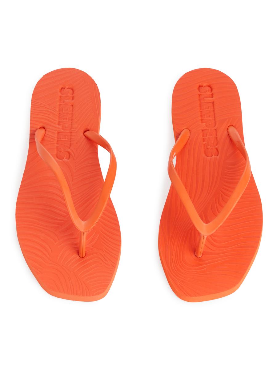 Sleepers Tapered Flip Flops - Orange - Women - 1164443003