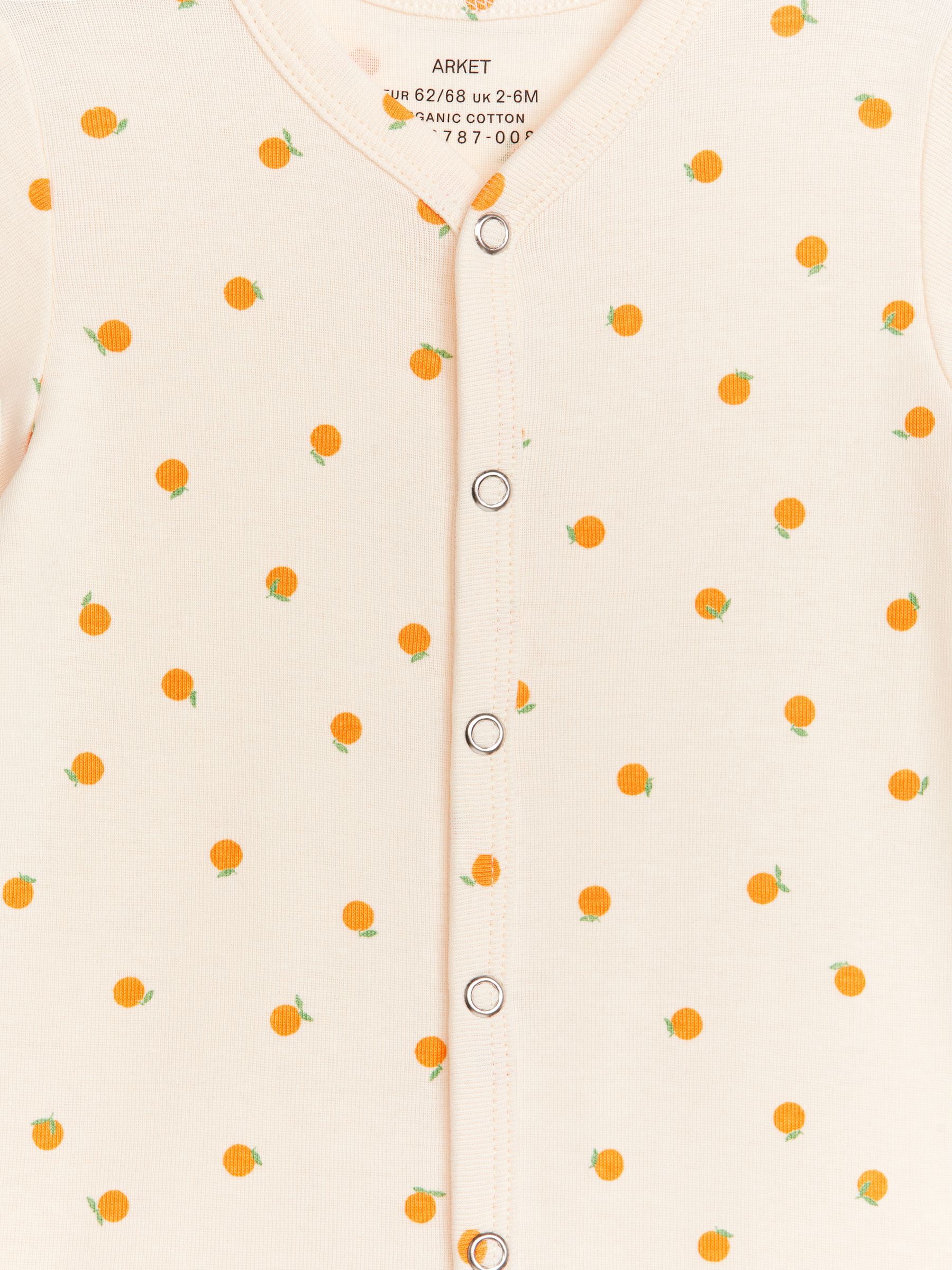 Pigiama intero a maniche corte - Bianco sporco/Arance - Regular fit - Children - StillMedia/DescriptiveDetail - 1