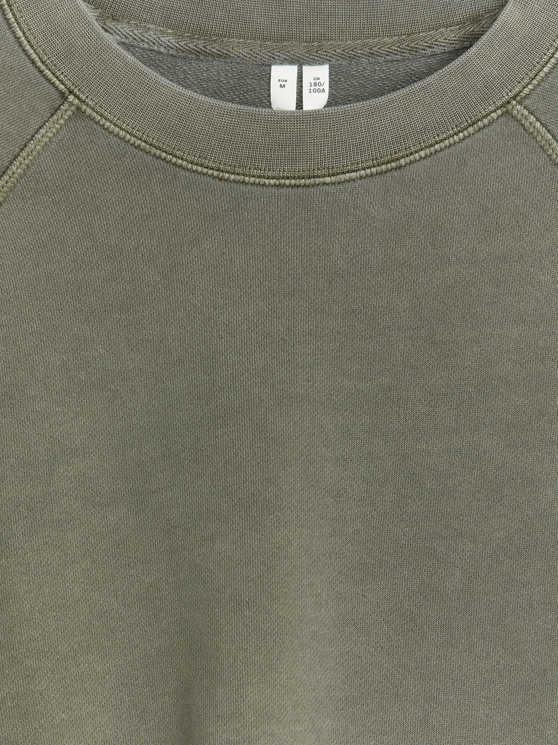 Stückgefärbtes Sweatshirt von Active - Khaki - Regular Fit - Herren - StillMedia/DescriptiveDetail - 2