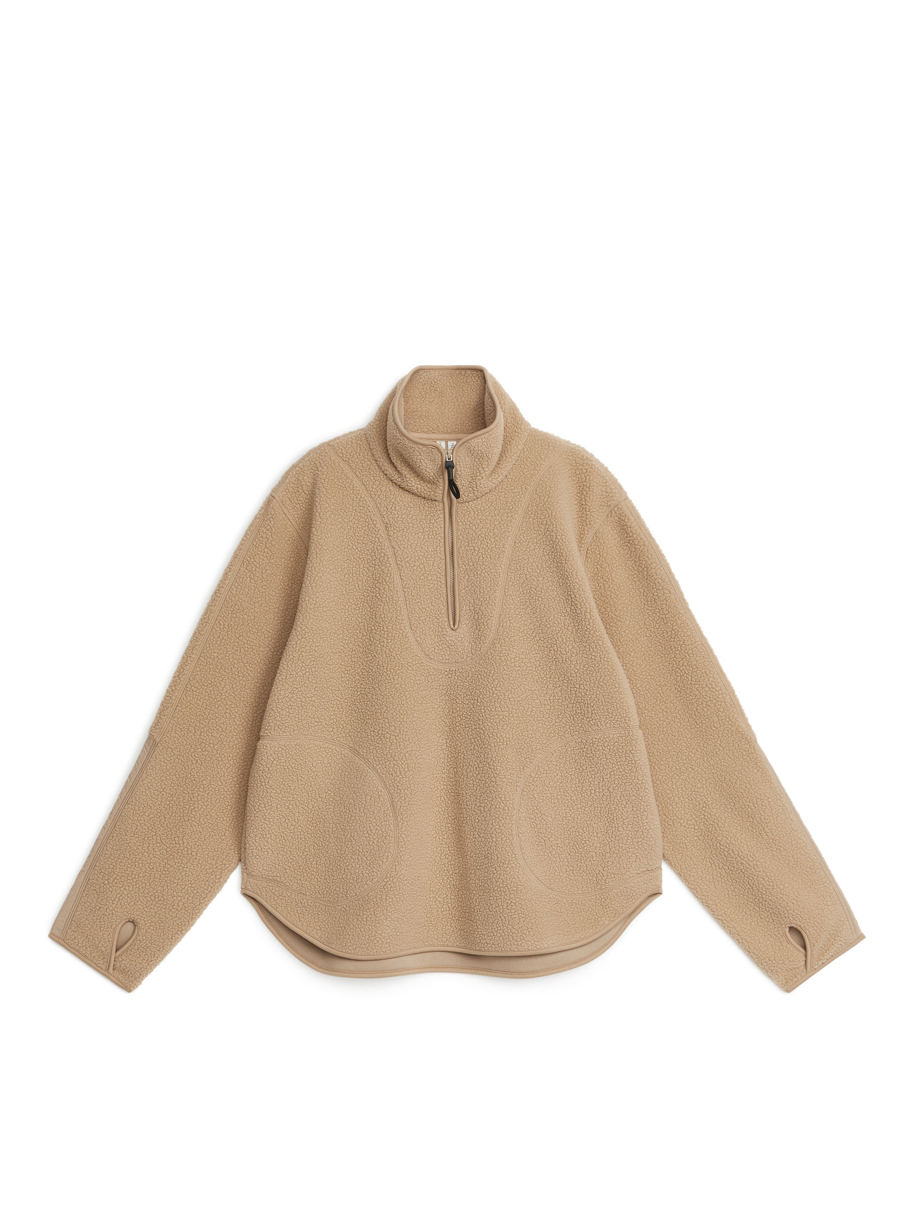 Fleecejacka - Beige - Loose fit - Women - StillMedia/DescriptiveStillLife - 1