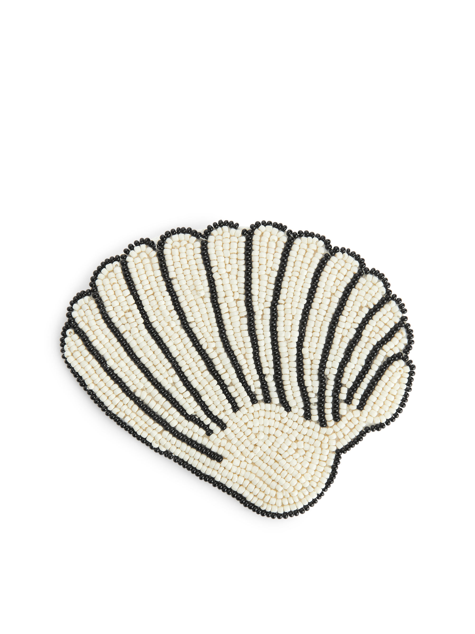 Glass Bead Coaster-#ECEBE9-6808