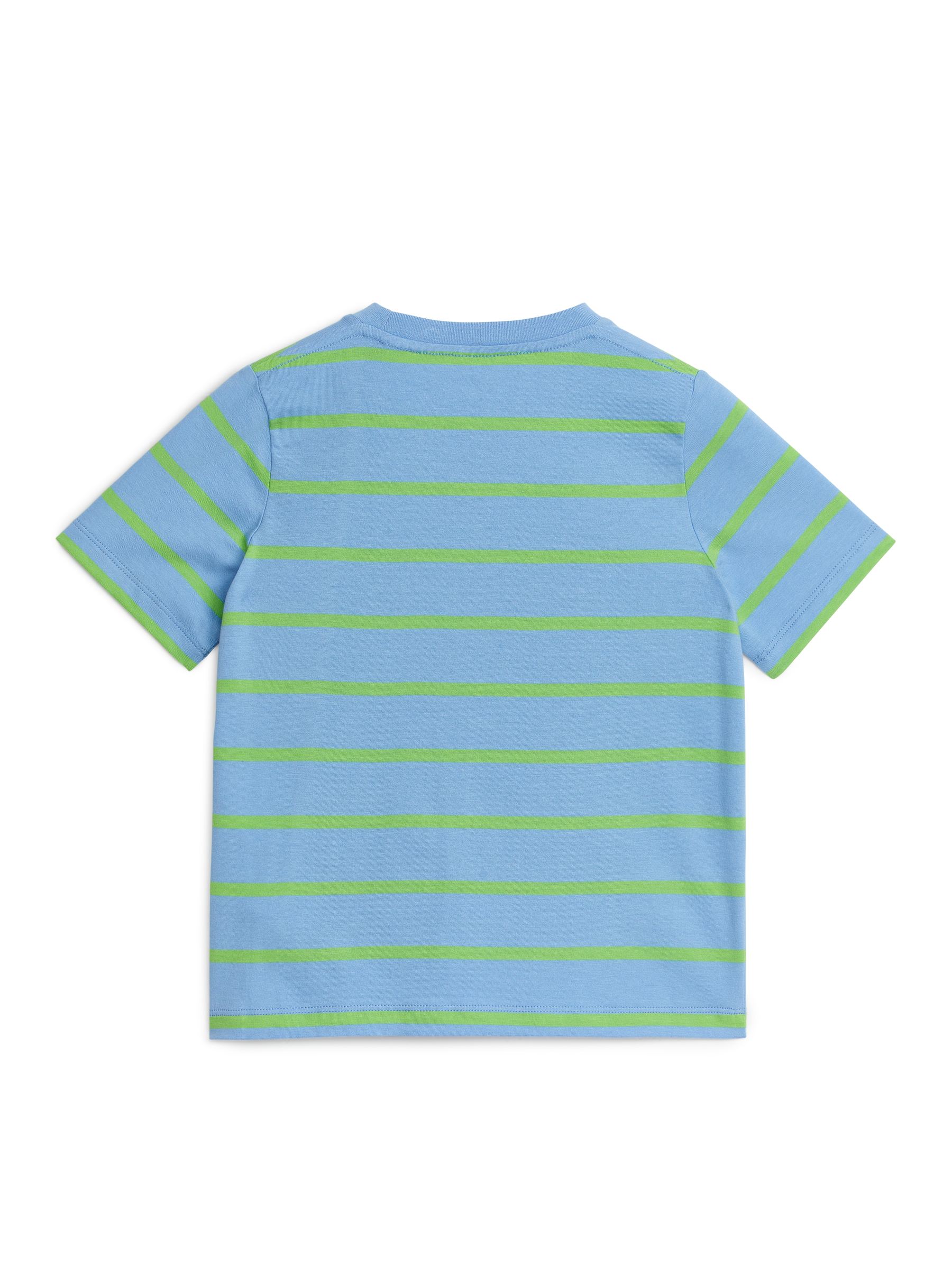 Camiseta de rayas - Azul/Verde neón - Corte holgado - Children - StillMedia/DescriptiveStillLife - 1