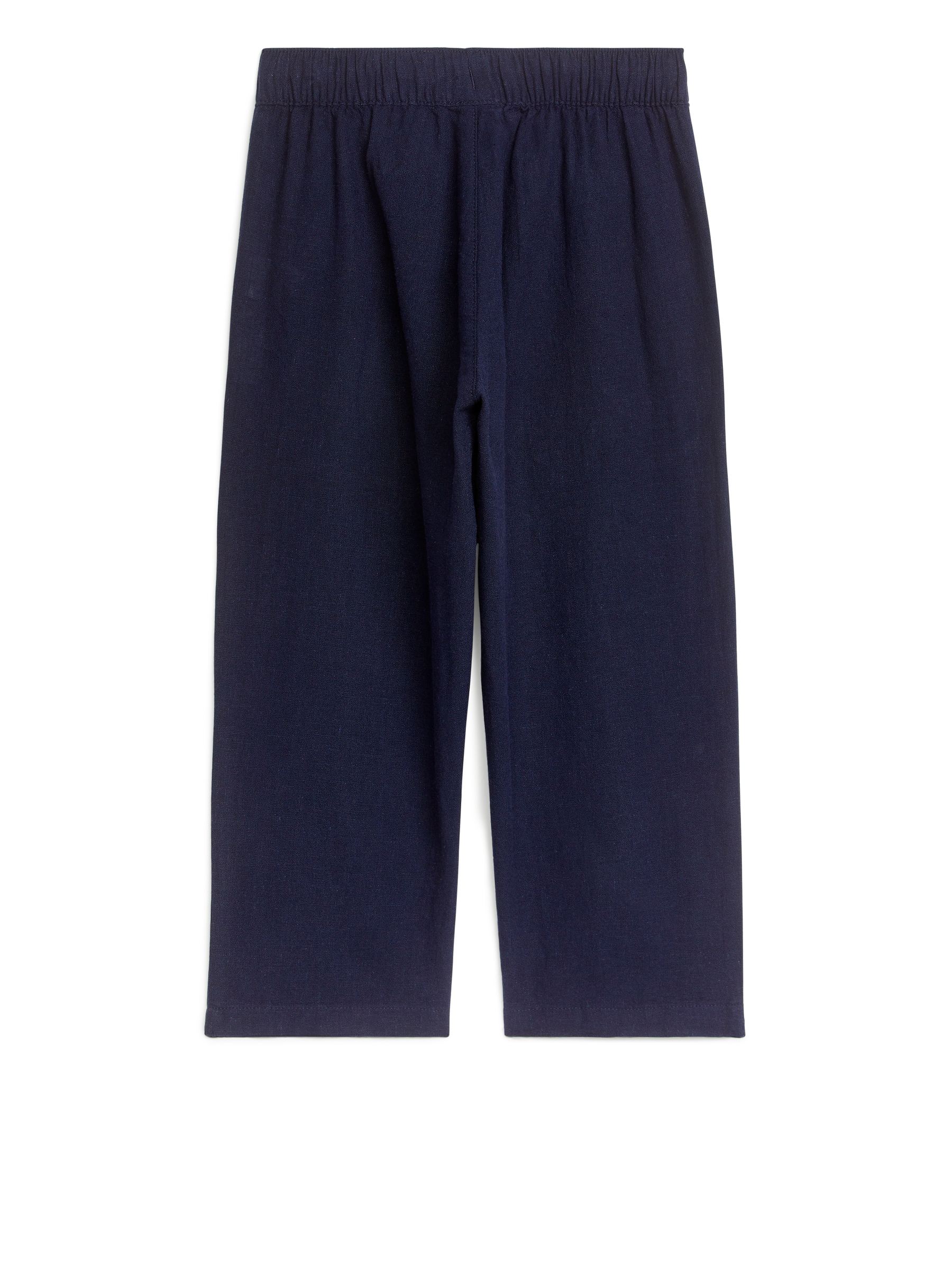 Drawstring Linen Trousers - Dark Blue - Luźny fason - Children - StillMedia/DescriptiveStillLife - 1