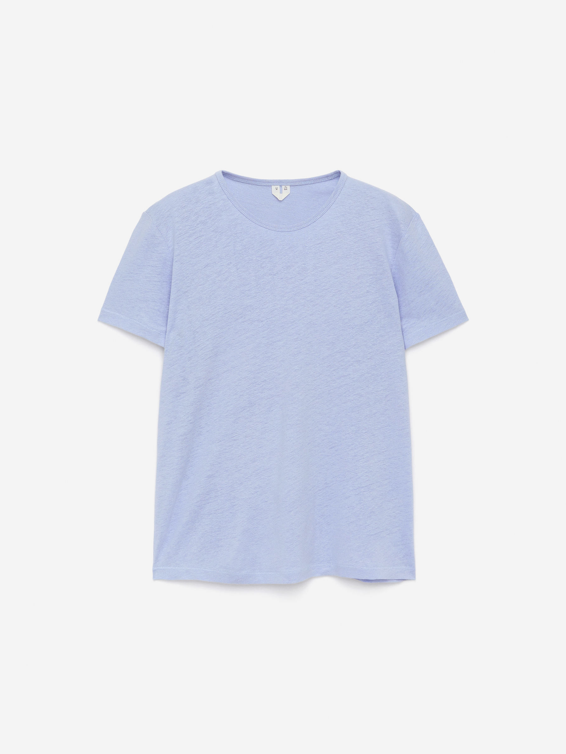 Linen-Blend T-Shirt-#AFBBE0-15418