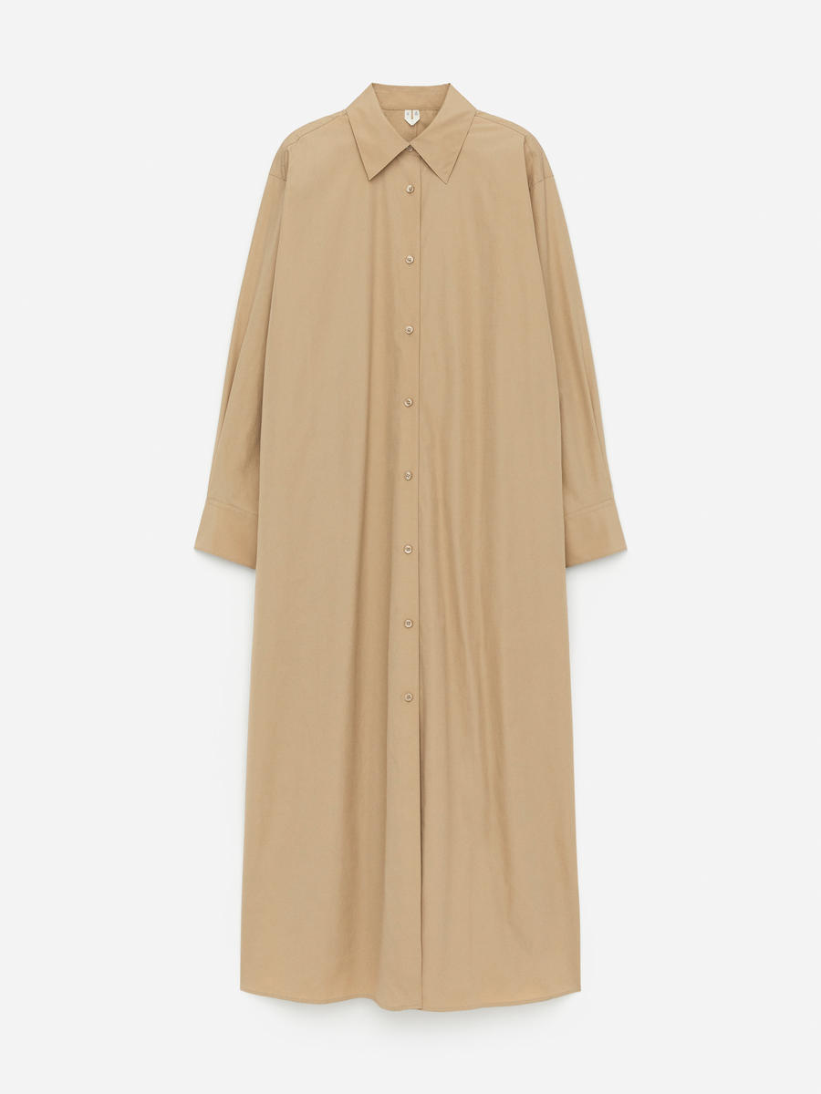 ARKET Women's  Oversized Shirt Dress Beige,  size 38