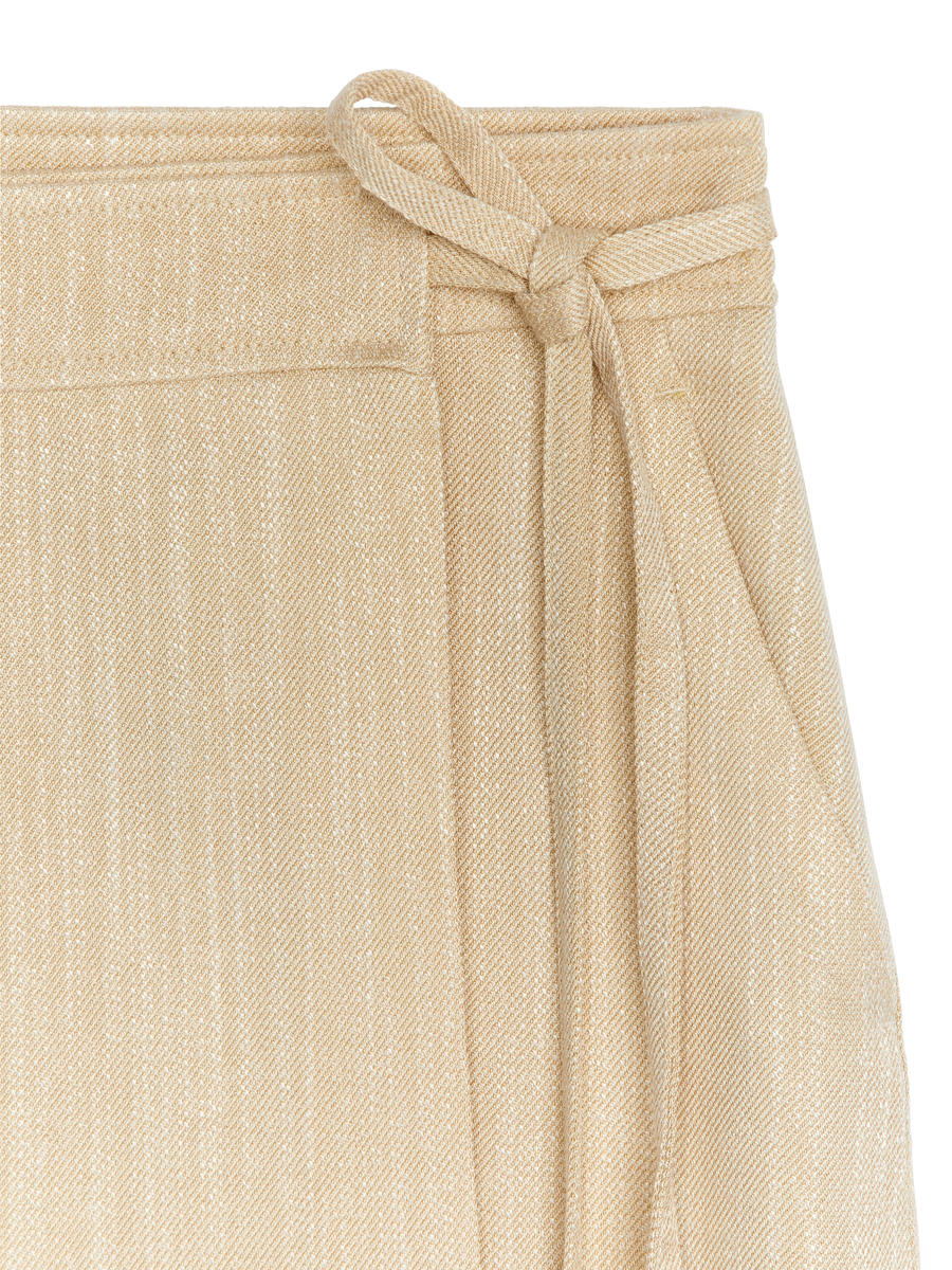 Mini Wrap Skirt - Beige - Regular fit - Women - 1233558001