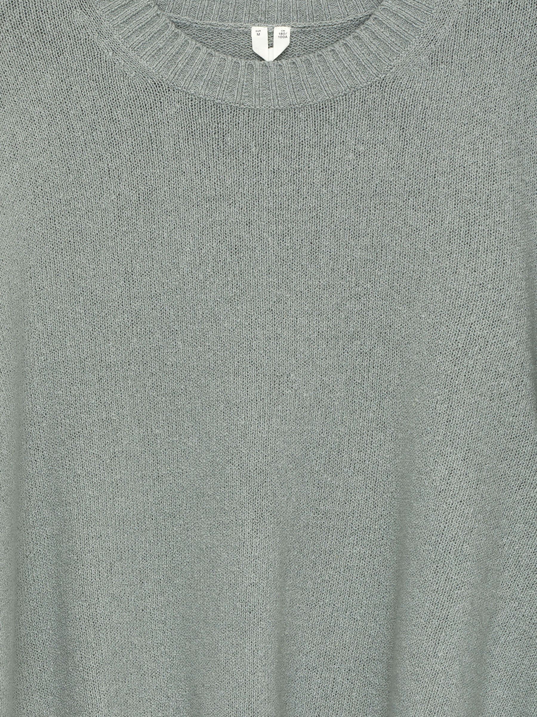 Linen Silk Jumper - Dusty Turquoise - Regular fit - Men - StillMedia/DescriptiveDetail - 2