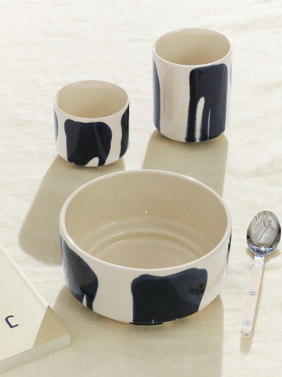 Stoneware Cups Set of 2-#F3F3F0-4354