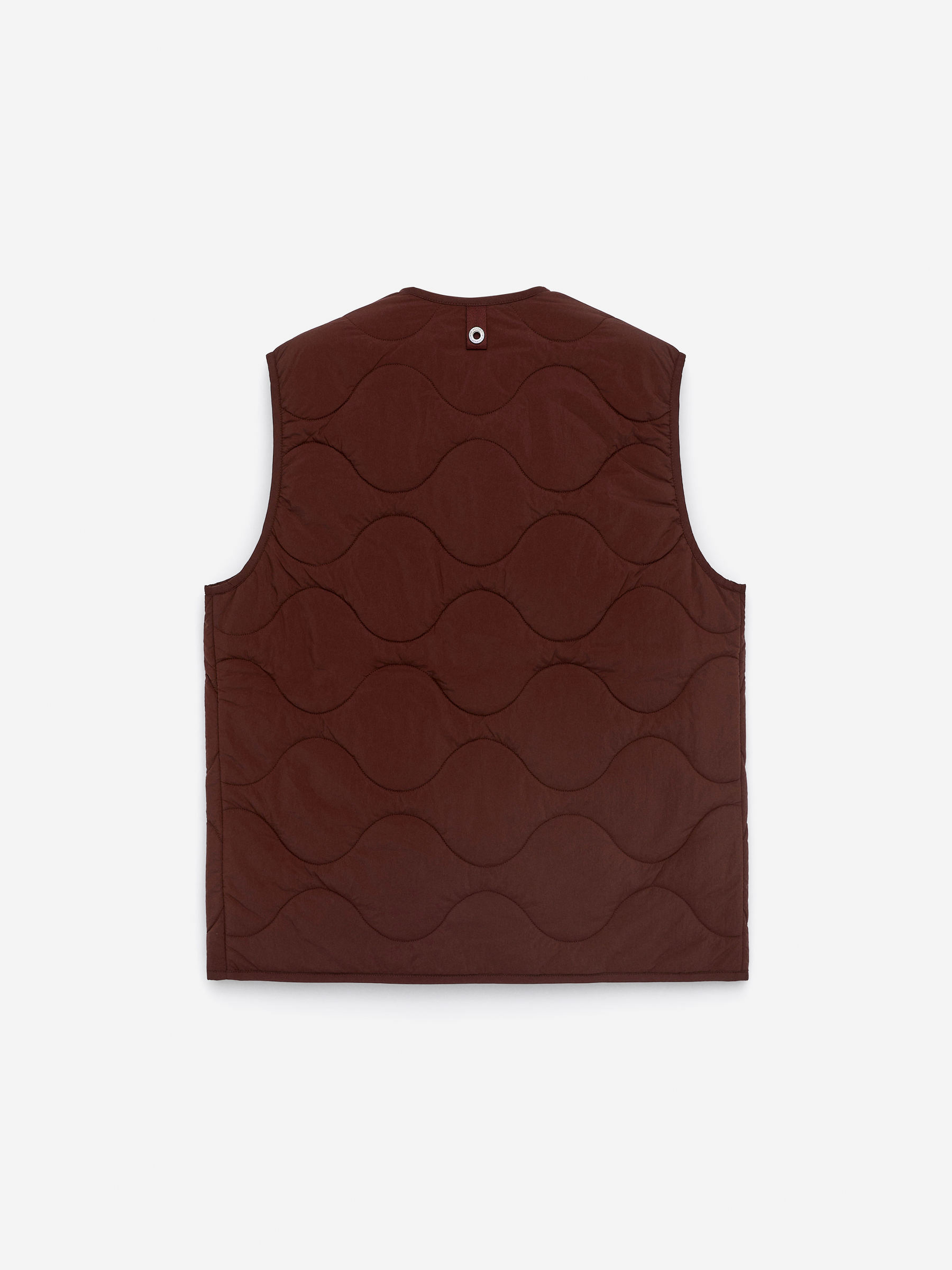 2-in-1 Quilted Liner Vest - Reddish Brown - Regular fit - Men - StillMedia/DescriptiveStillLife - 2