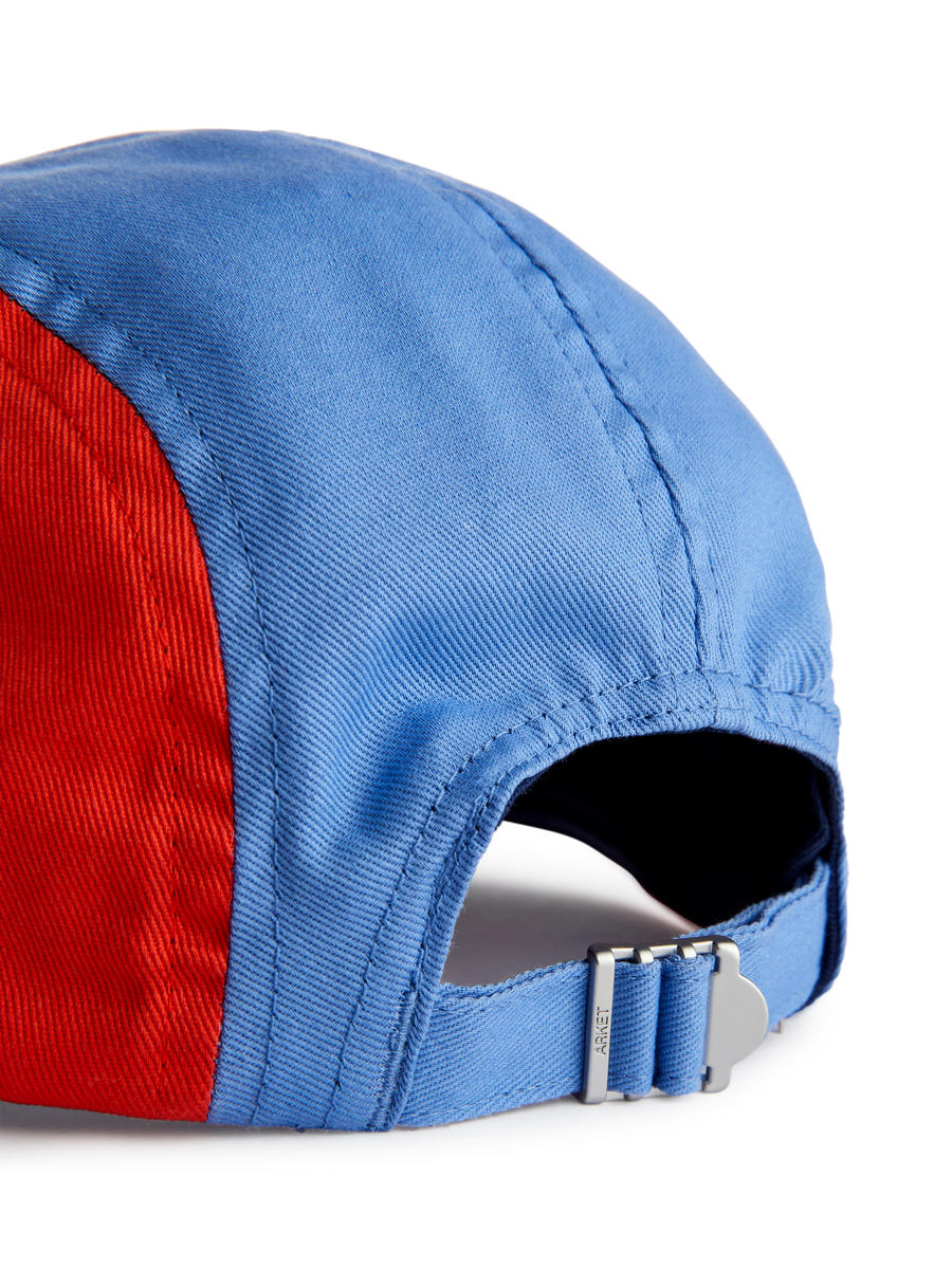 Colour Block Cap - Blue/Red - Children - 0972069012