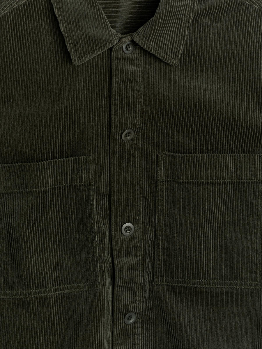 Corduroy Overshirt-#323031-12340