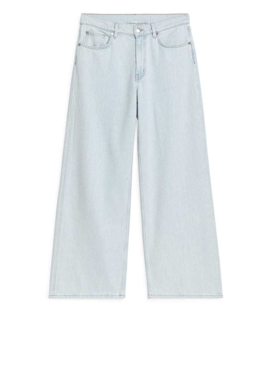 CLOUD Low Loose Jeans-#B1BADA-2309