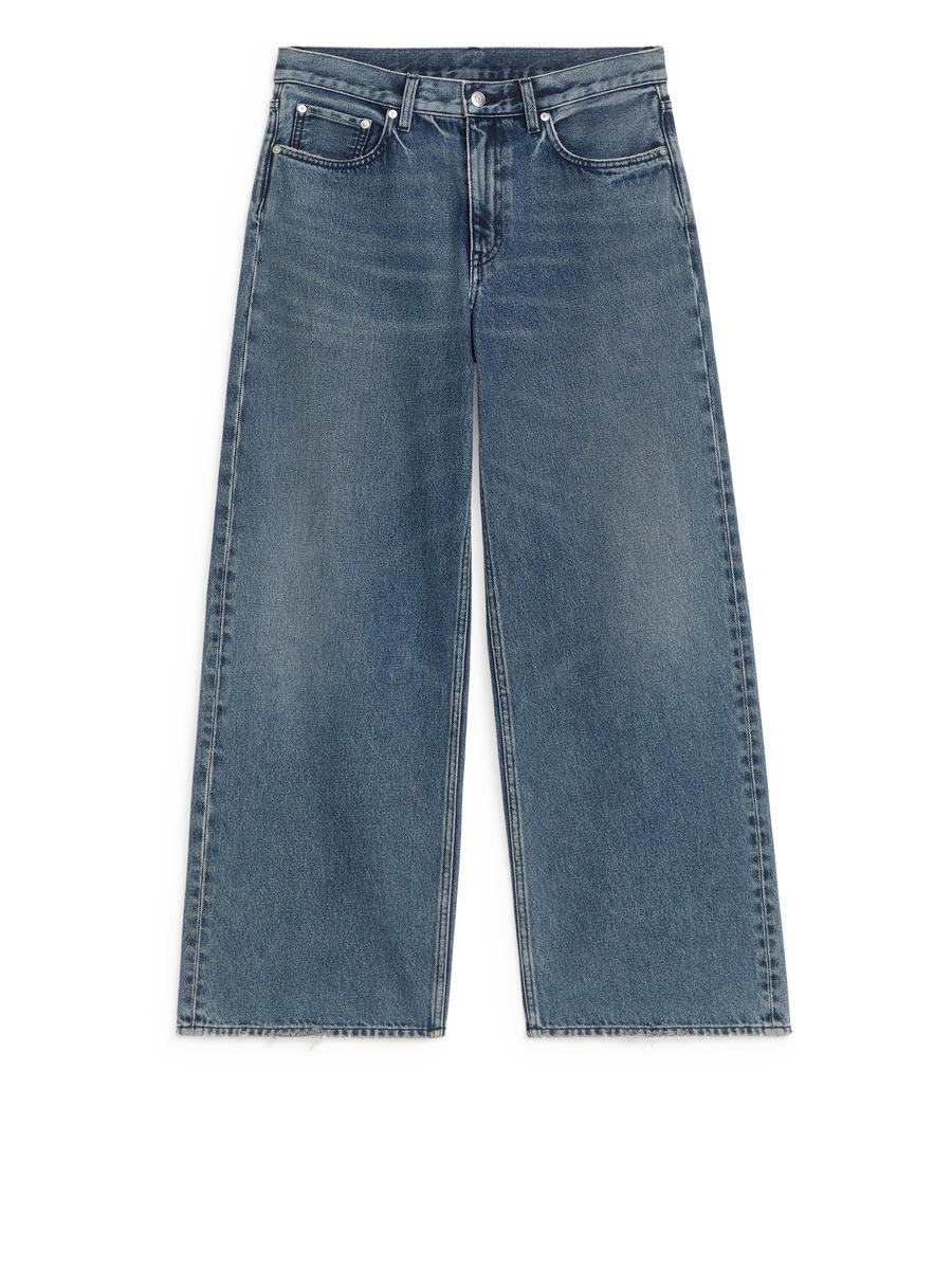 CLOUD Low Loose Jeans-#54586D-12386