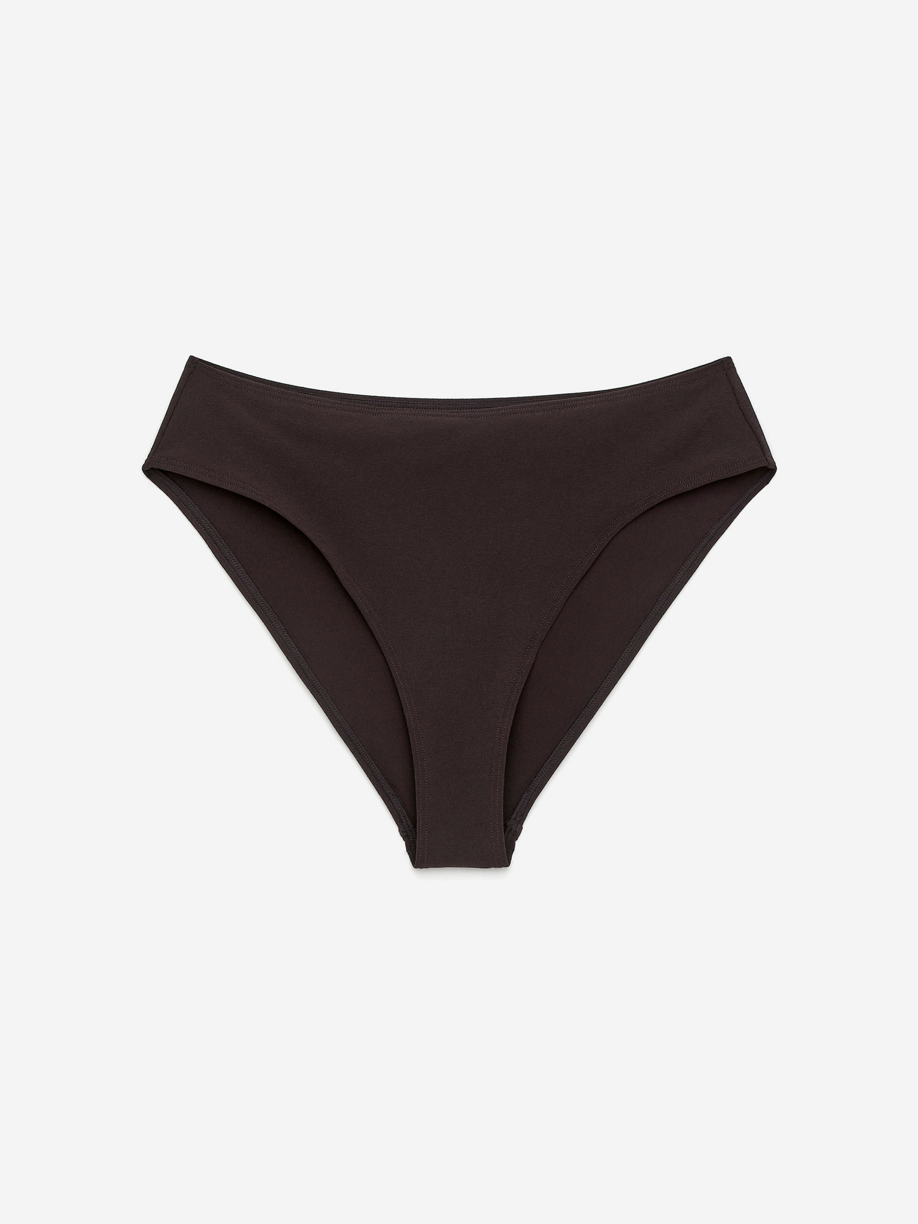Mid-Waist Bikini Briefs-#372B2D-15879
