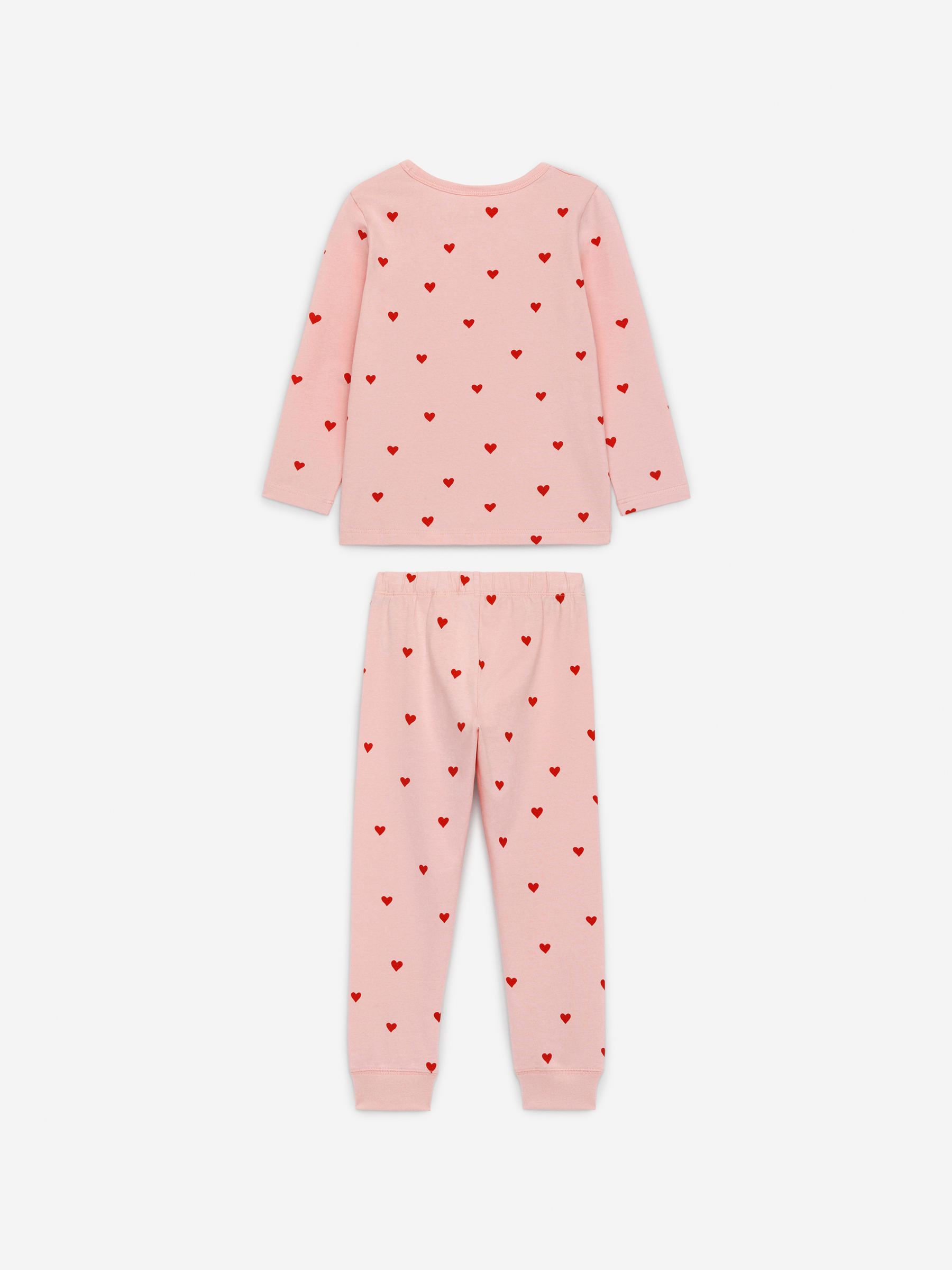 Jersey Pyjama Set - Pink/Hearts - Regular fit - Children - StillMedia/DescriptiveStillLife - 2