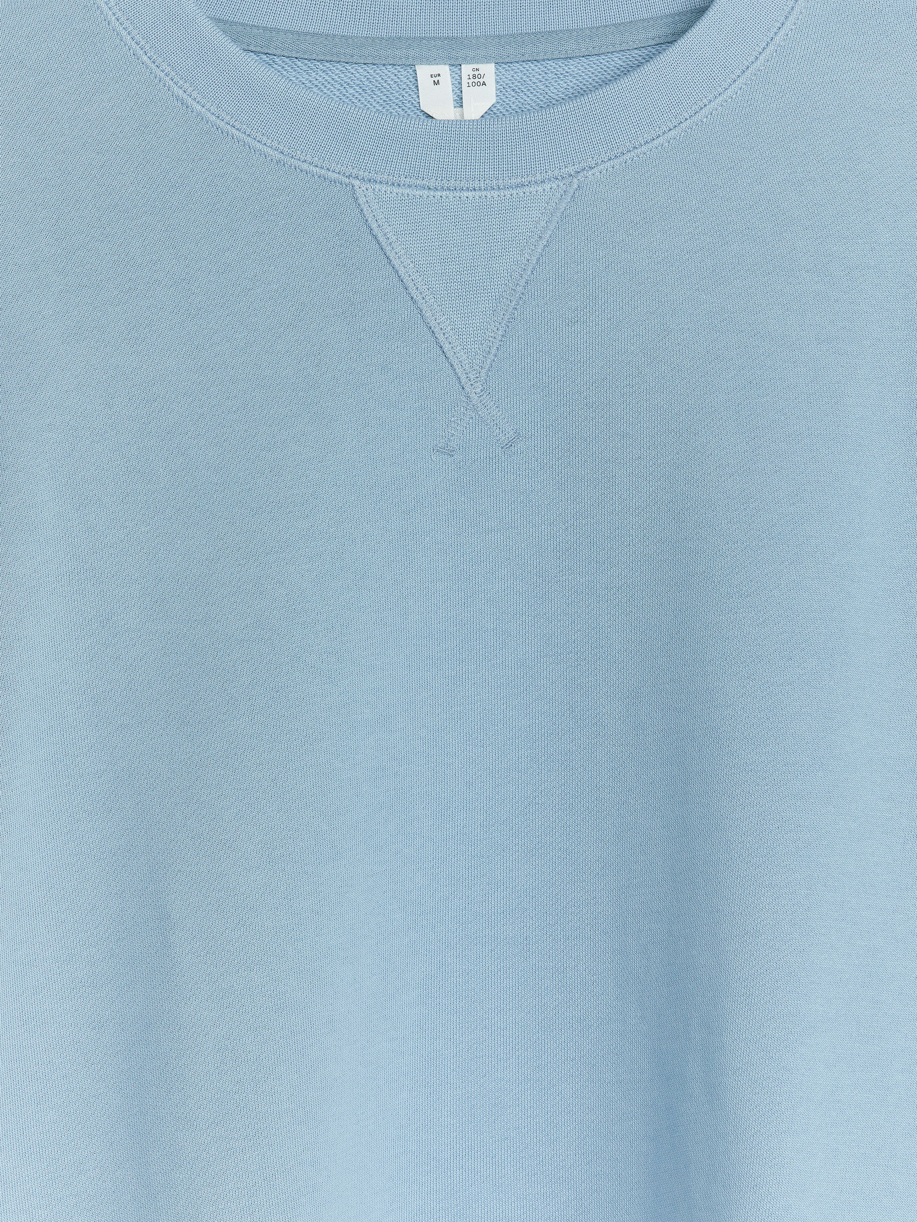 Sudadera de rizo francés - Azul claro empolvado - Corte estándar - Men - StillMedia/DescriptiveDetail - 1