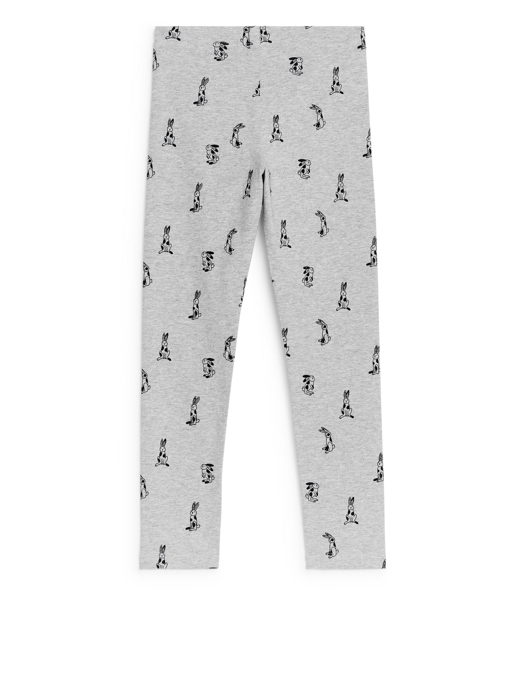 Jersey Leggings - Grey/Rabbits - Slim fit - Children - StillMedia/DescriptiveStillLife - 2