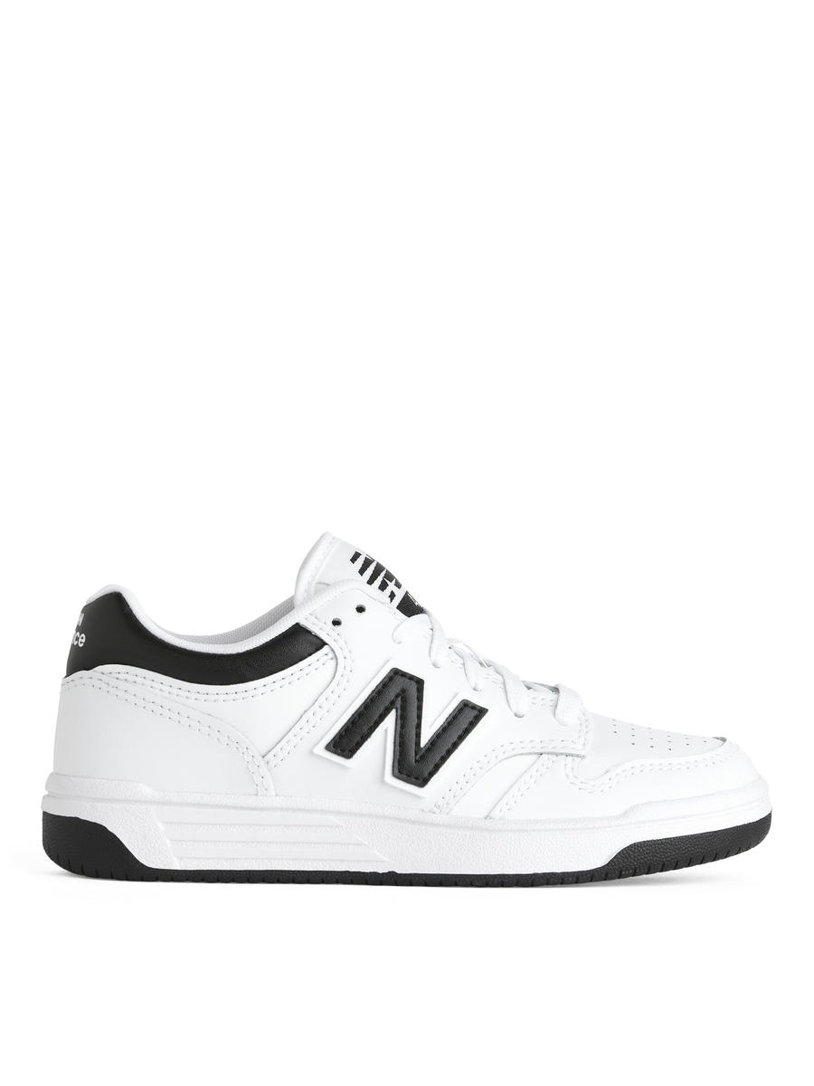 New Balance 480 Youth Trainers-#FFFFFF-8312