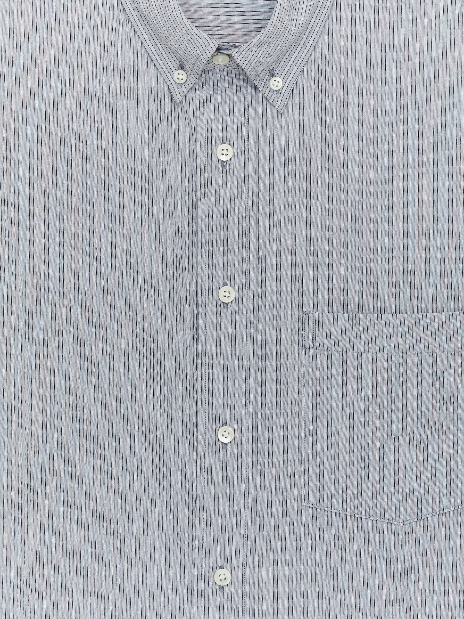 Relaxed Seersucker Shirt - Grey - Relaxed fit - Men - StillMedia/DescriptiveDetail - 1