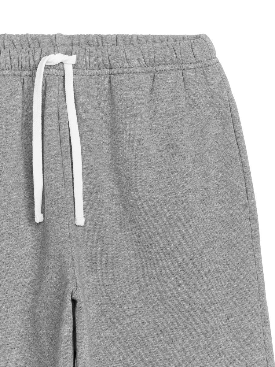 Relaxed Cotton Sweatpants-#6C6D6E-11677