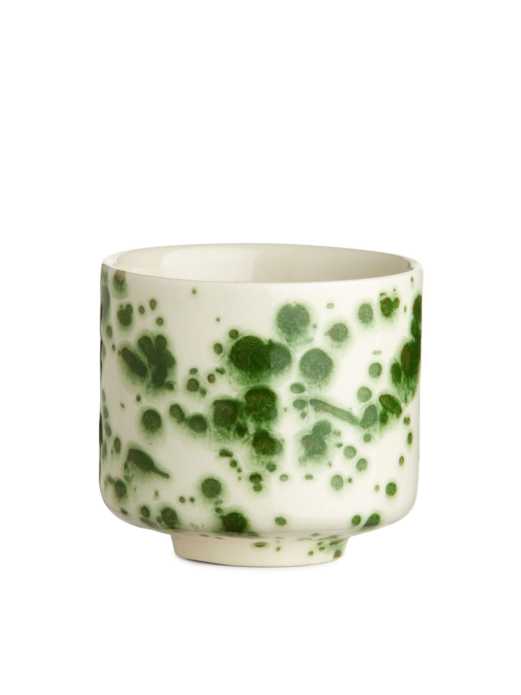 Steinguttassen im 2er-Set - Grün/Cremeweiß - Homeware - StillMedia/DescriptiveStillLife - 2