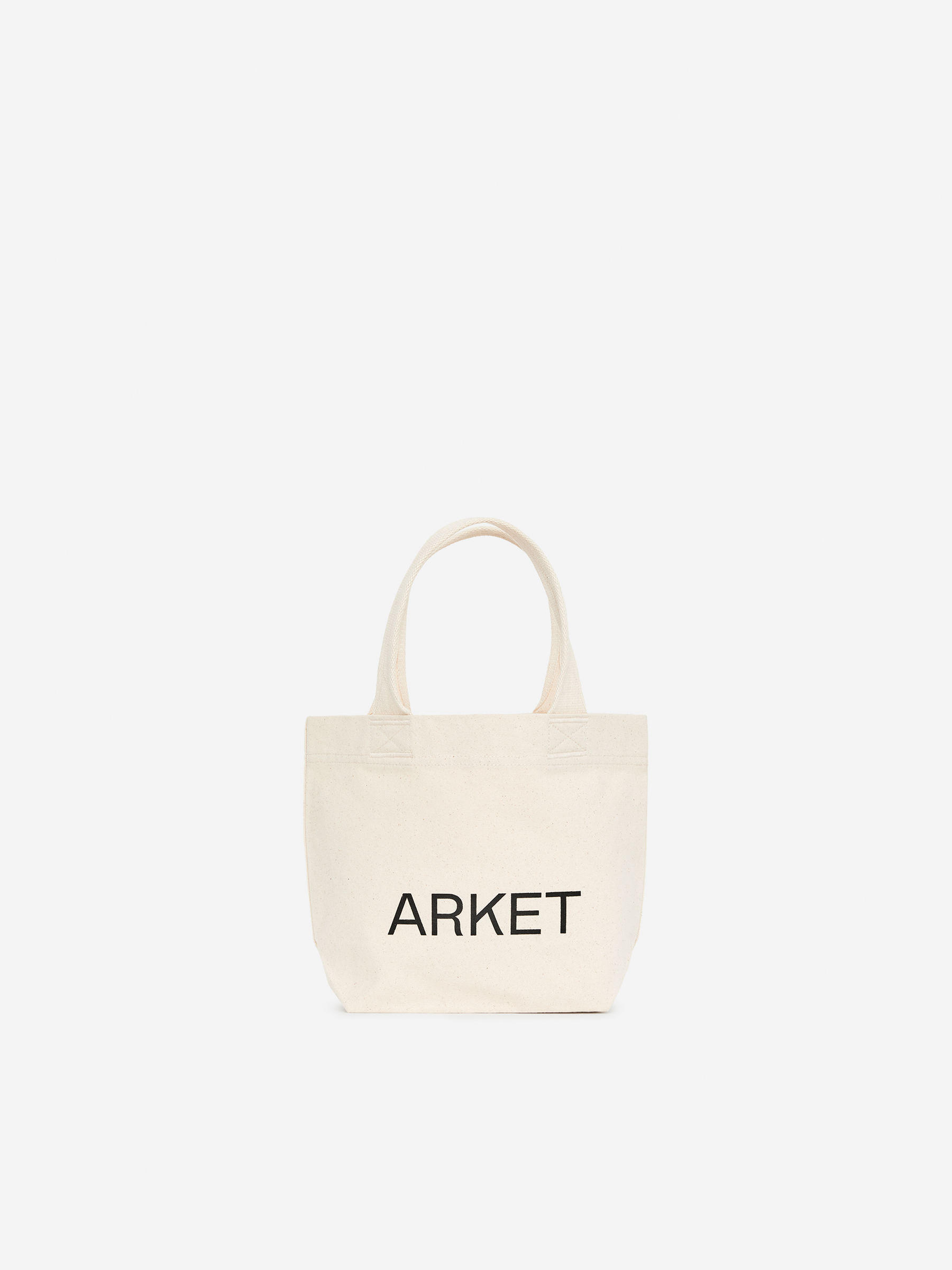 ARKET Mini-Tragetasche aus Canvas-#E8E4D5-13241