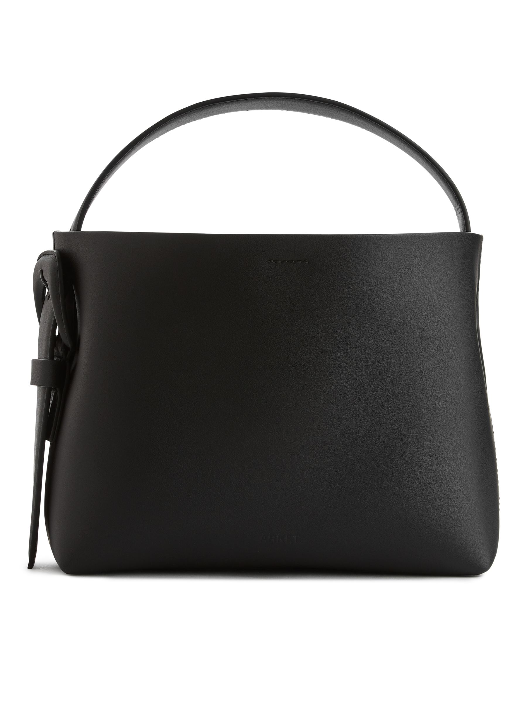 Umhängetasche aus festem Leder - Schwarz - Damen - StillMedia/DescriptiveStillLife - 1