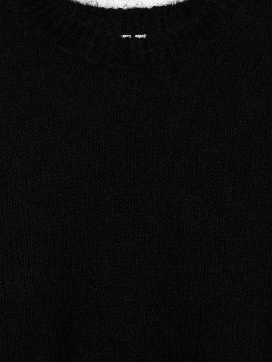 Wool-Mohair Blend Jumper-#272628-13464