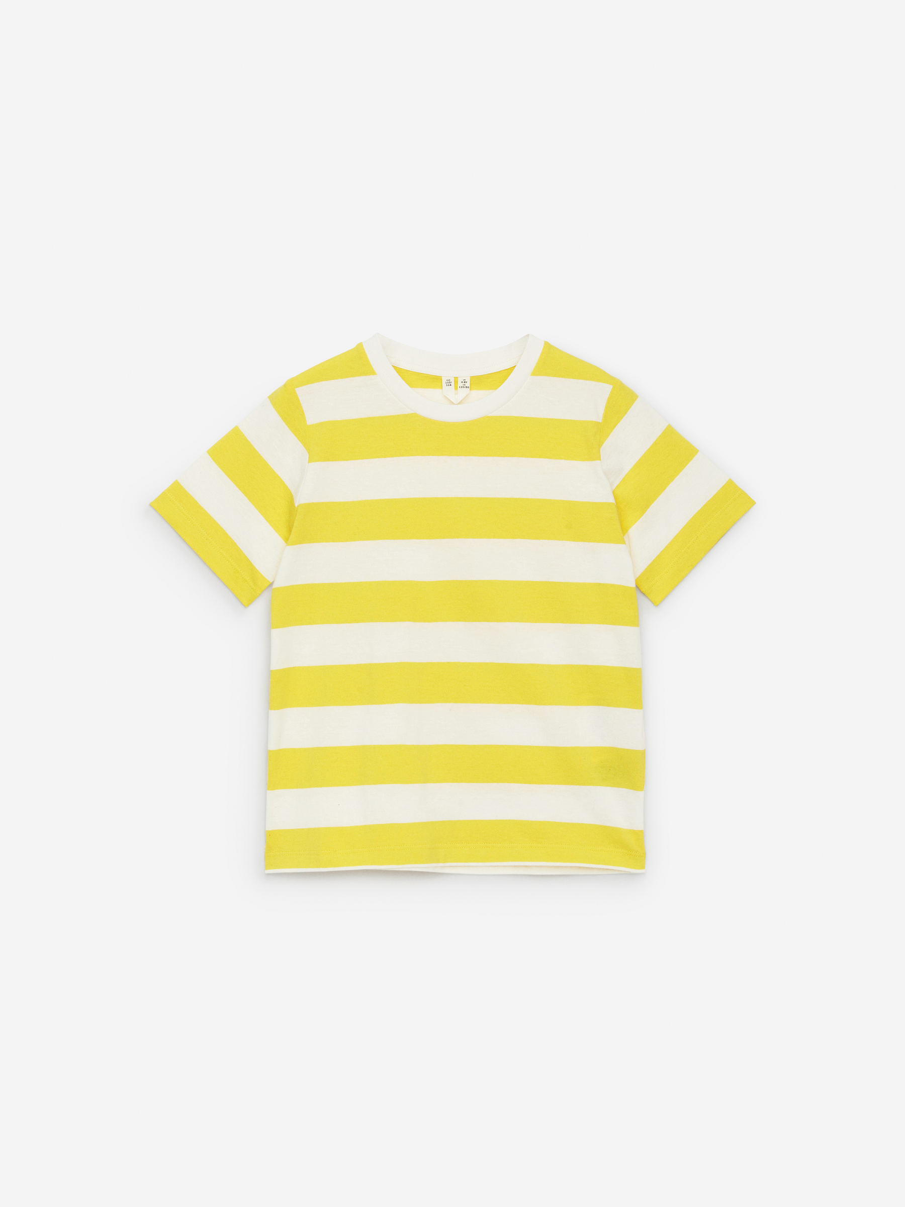 Stripe T-Shirt-#EDDF69-15814