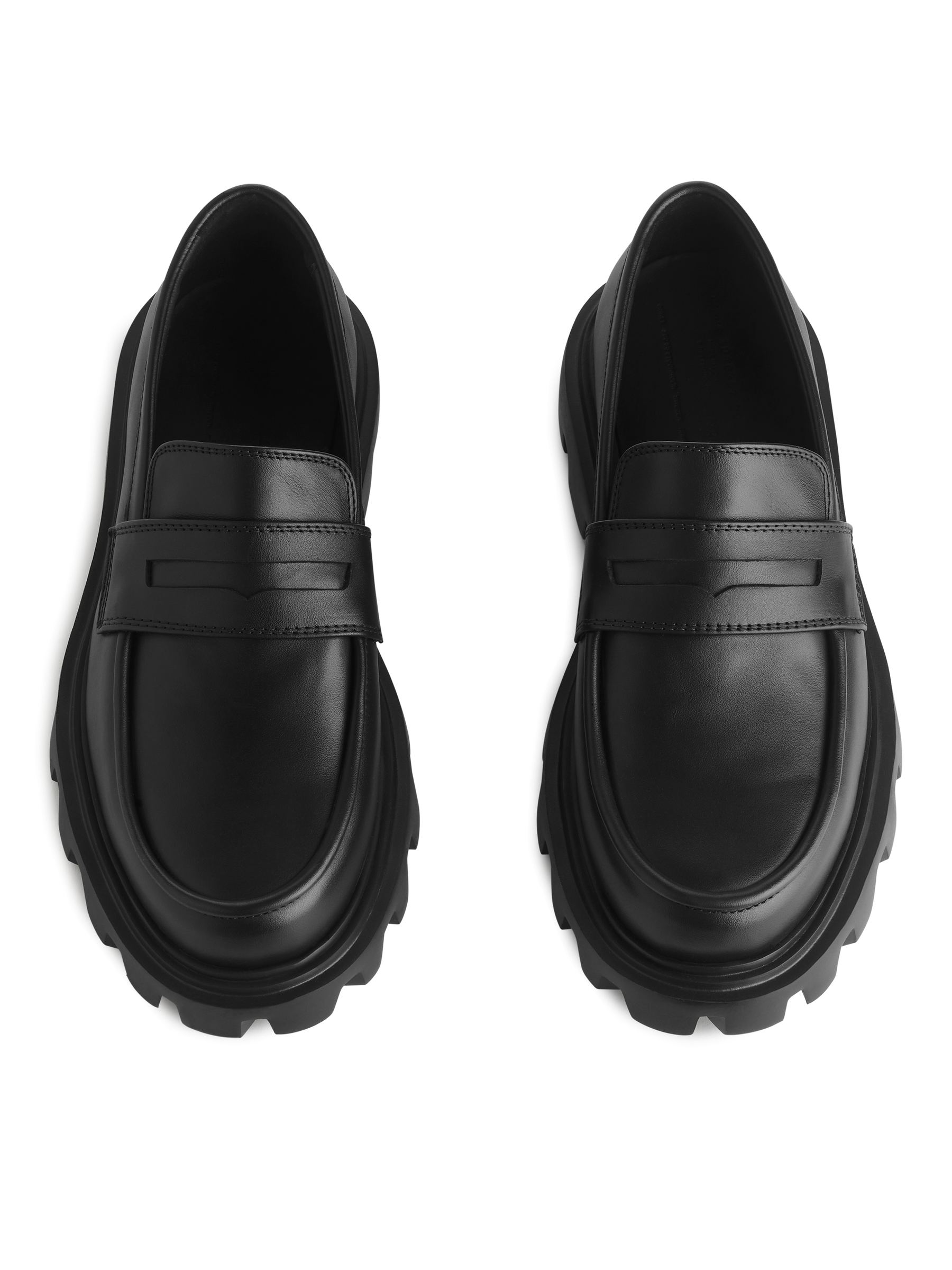 Mocasines de piel gruesos - Negro - Men - StillMedia/DescriptiveStillLife - 5