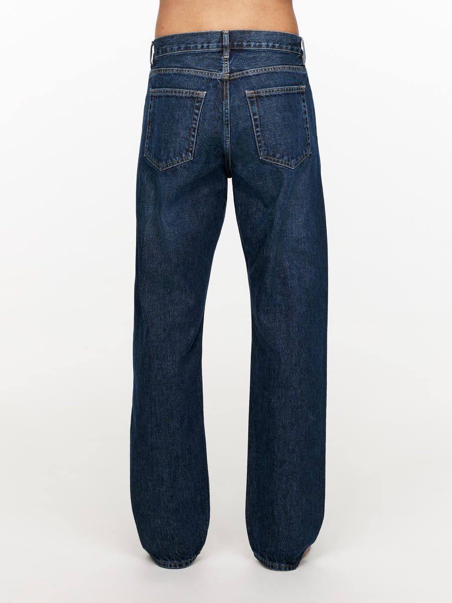 OCEAN Loose Straight Jeans-#454553-12000