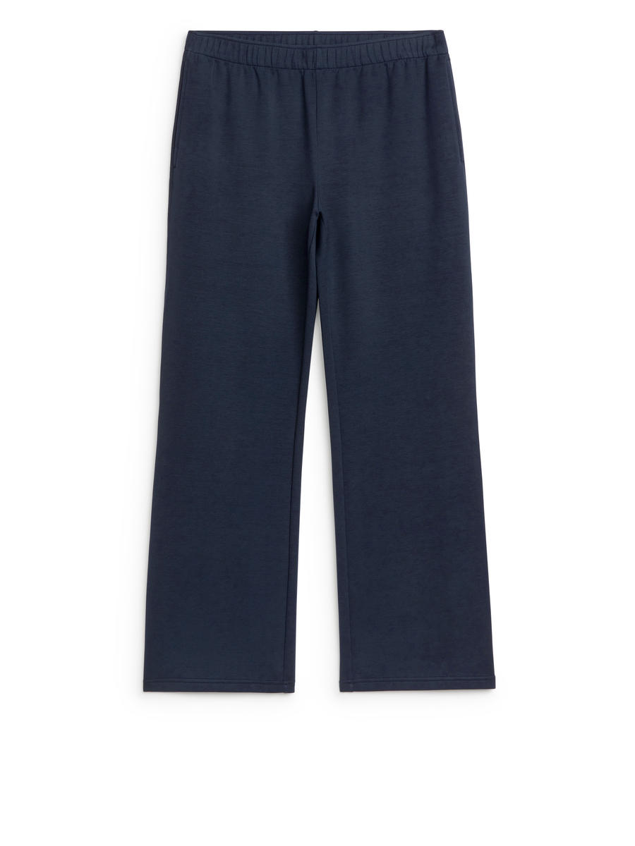 Relaxed Sweatpants - Dark Blue - Loose fit - Women - 1224732001