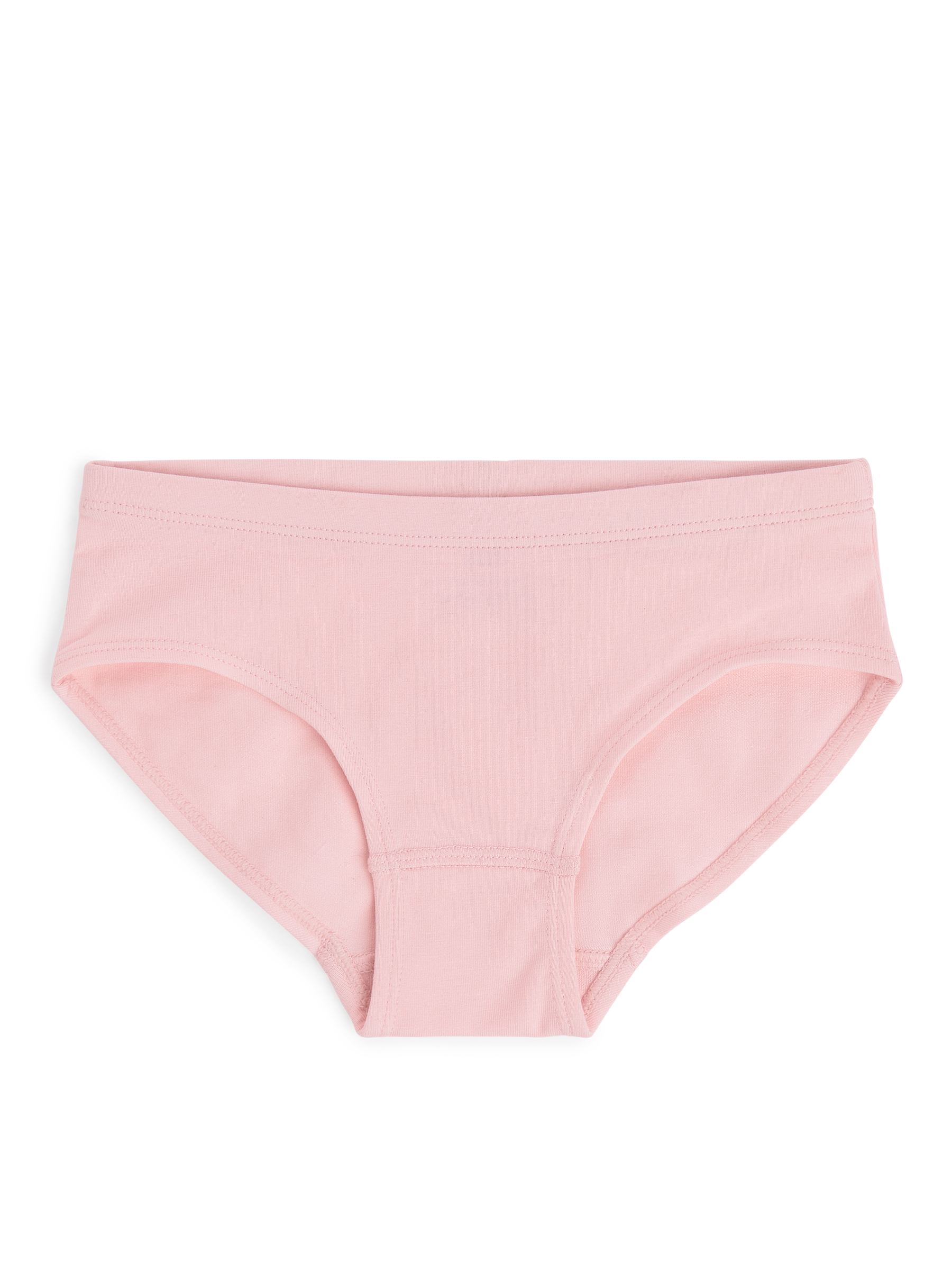 Juego de 3 braguitas de punto de algodón - Rosa/blanco/gris - Corte estándar - Children - StillMedia/DescriptiveDetail - 3