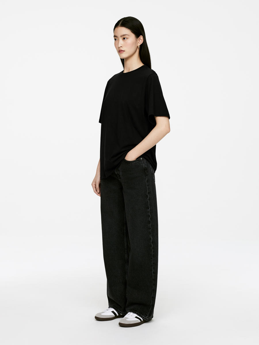 T-shirt oversize - Noir - Oversized - Femme - 1240019002