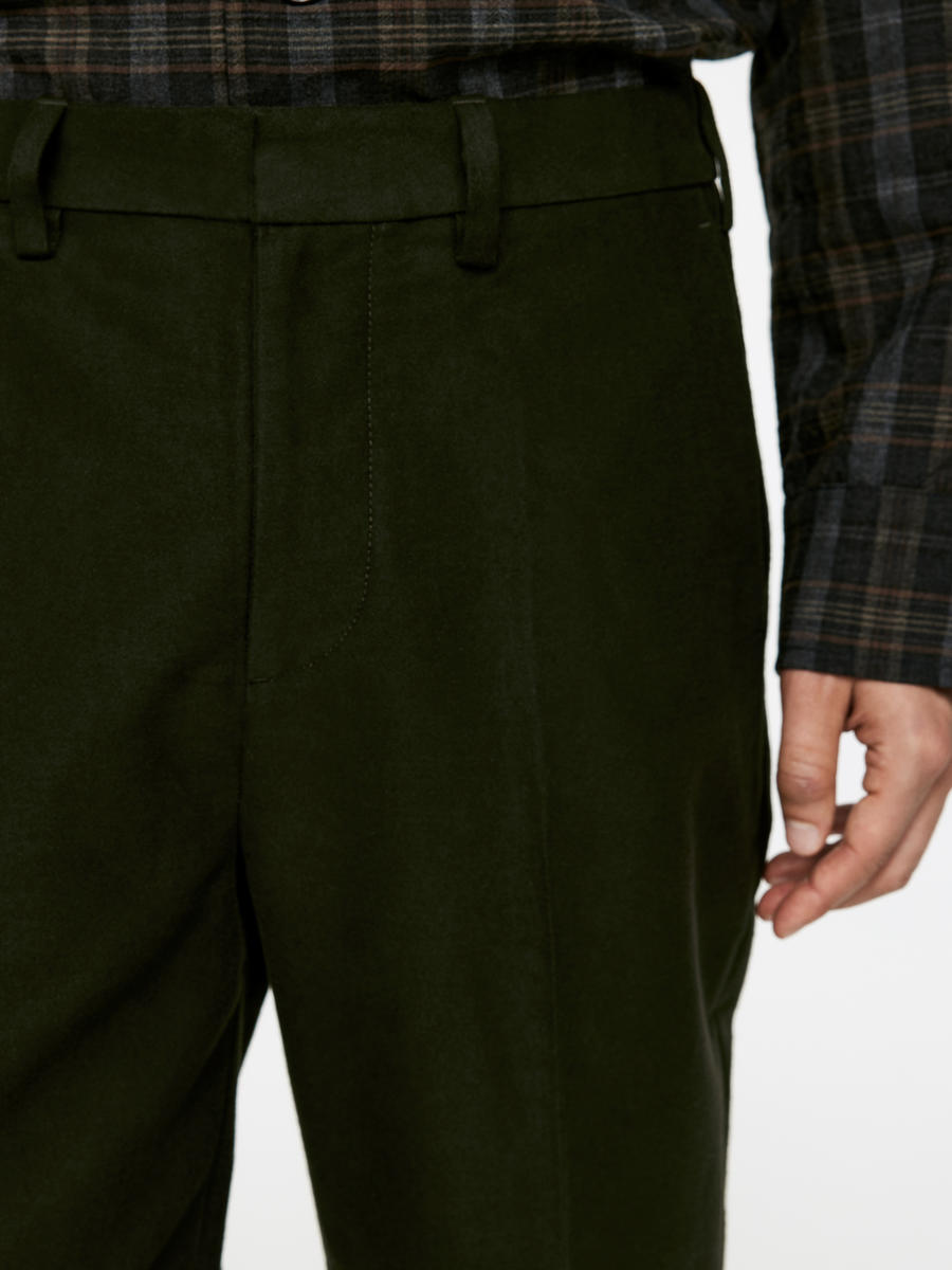 Moleskin Trousers-#3E362D-13339