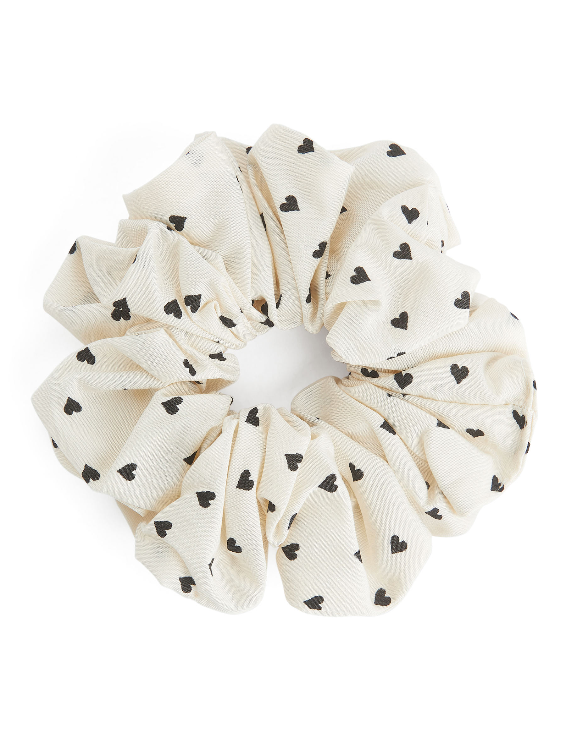 Printed Scrunchie-#DCD6C7-13648