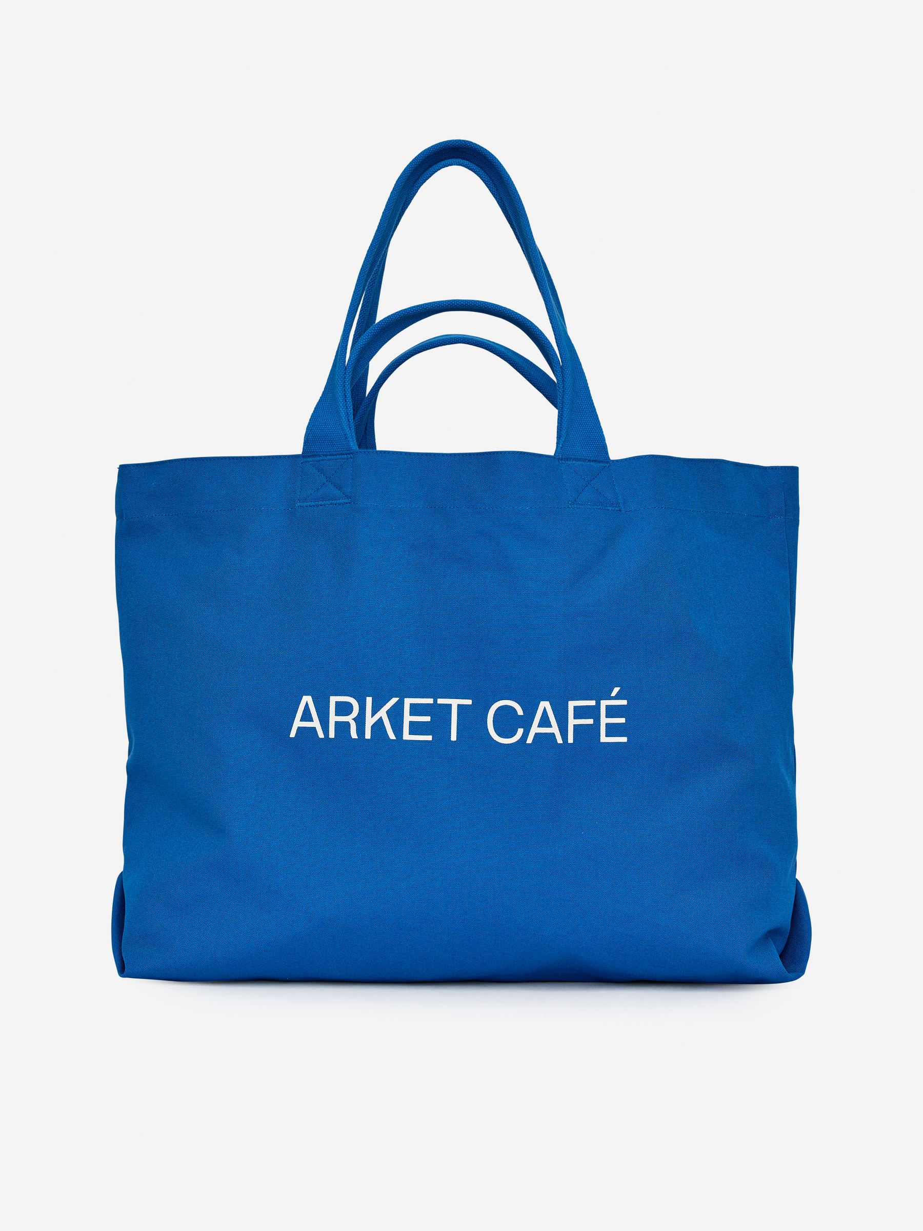 ARKET CAFÉ Canvas-Tragetasche - Blau - Café - StillMedia/DescriptiveStillLife - 3