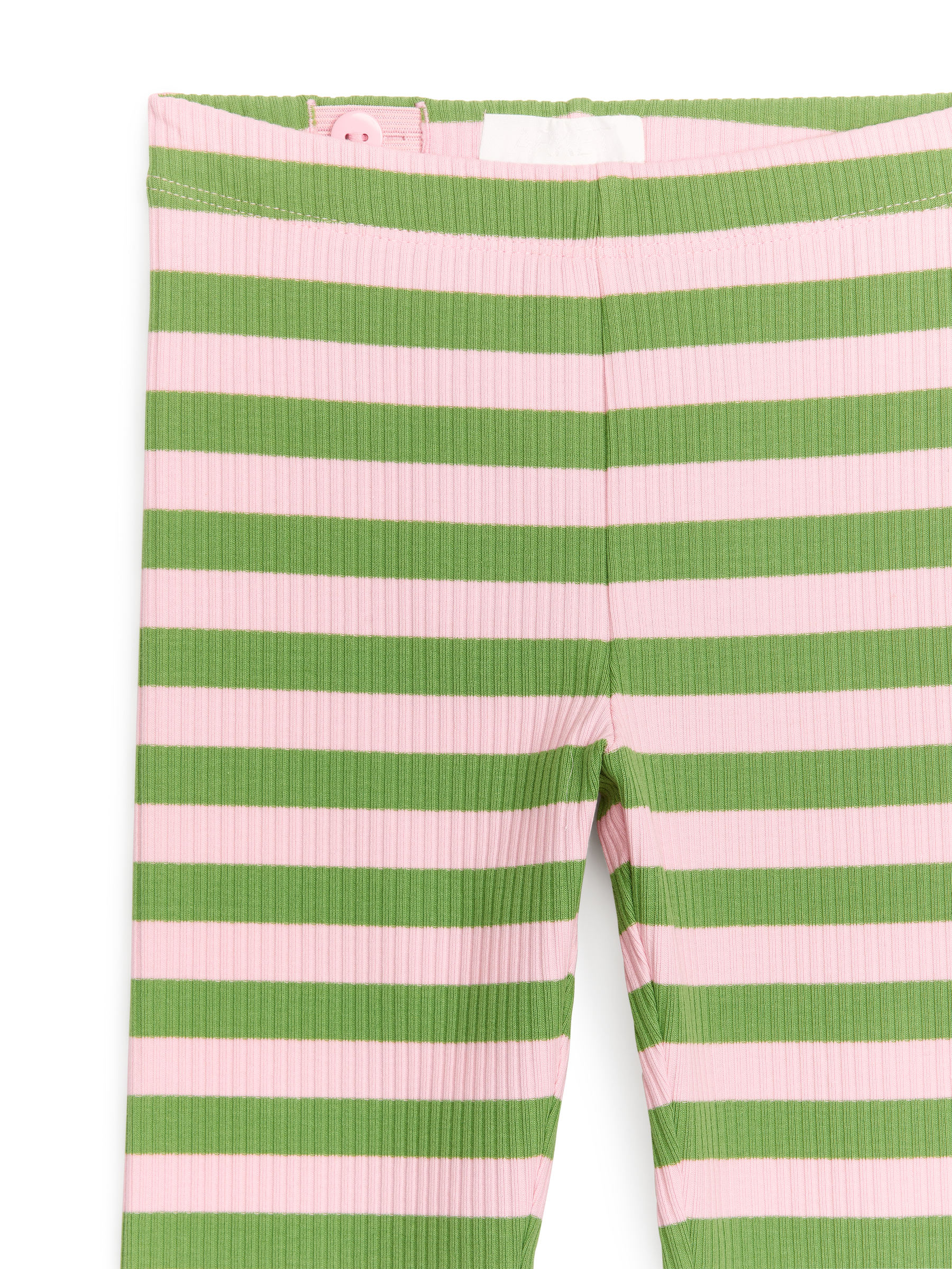 Gerippte Leggings - Grün/Rosa - Slim Fit - Kinder - StillMedia/DescriptiveDetail - 3