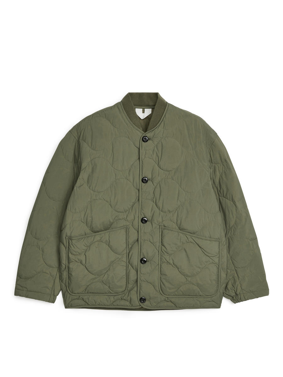 Arket quilted down liner jacket online