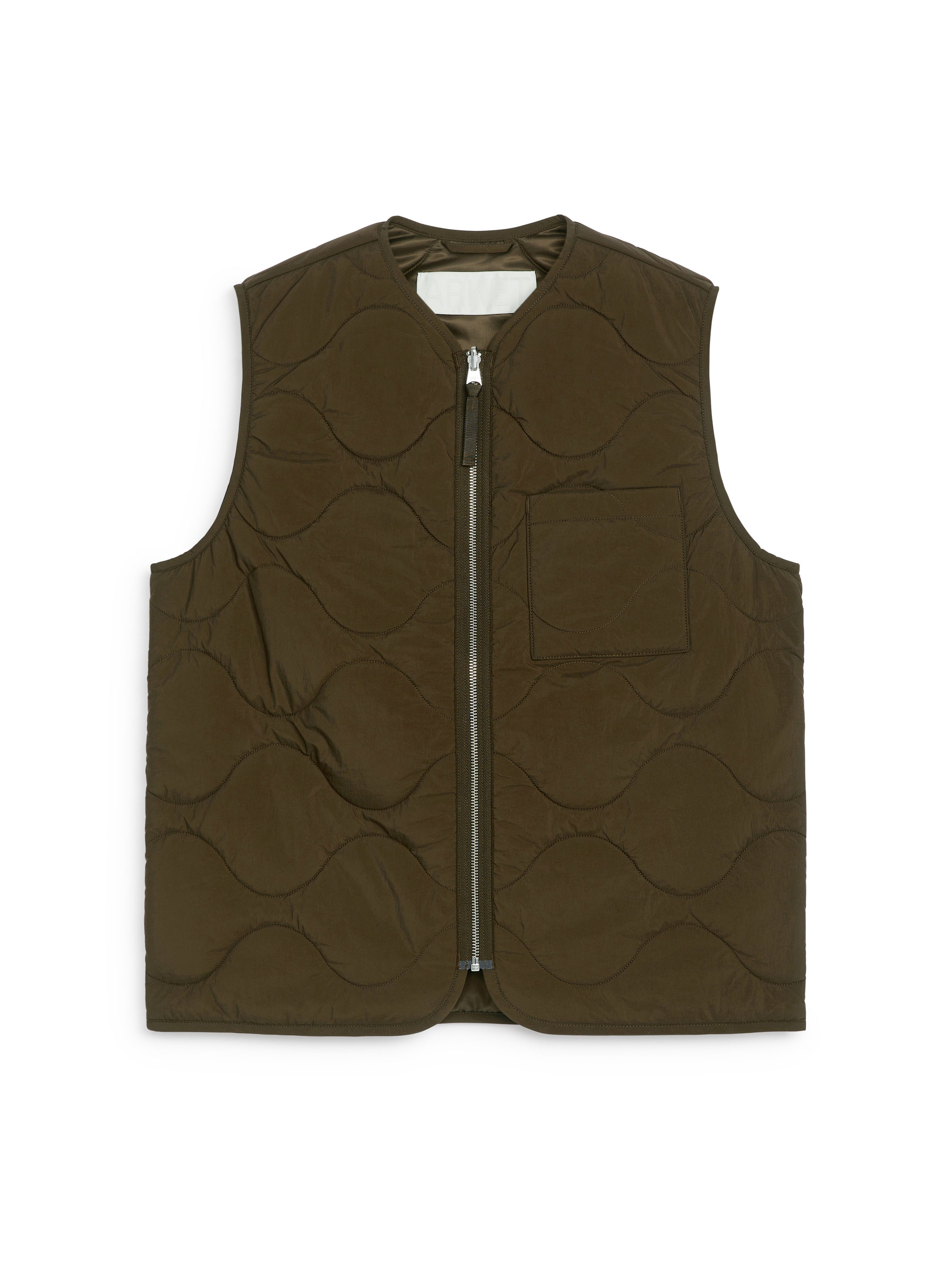 【AAKE】[Lining quilting] PIG GOLDEN PADDING VEST Chevron Quilted Vest – MyAnorak