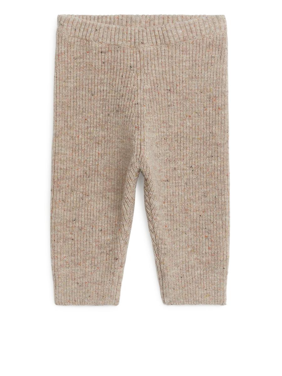 Knitted Wool Trousers - Beige - Regular fit - Children - 0995242002