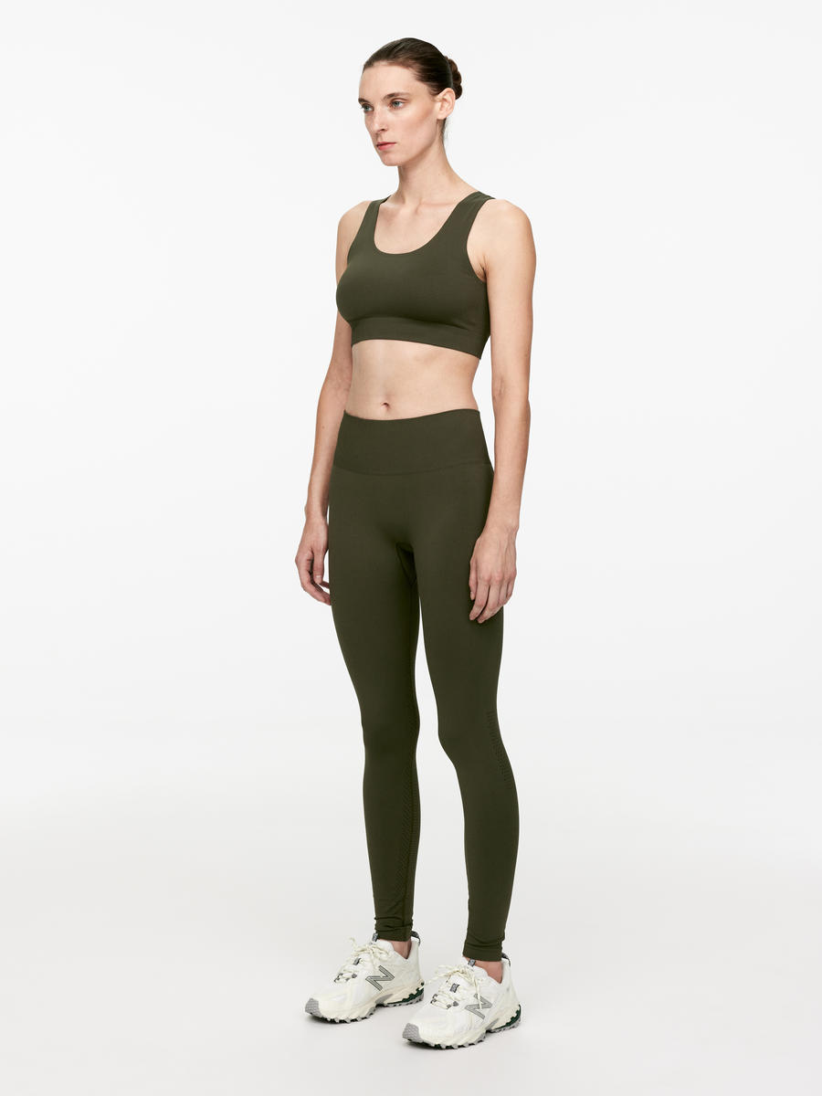 Seamless Sport Top-#3E3D36-11829