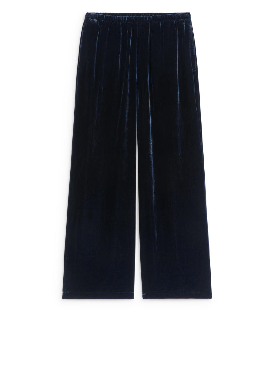 Velvet Trousers-#36383F-13407