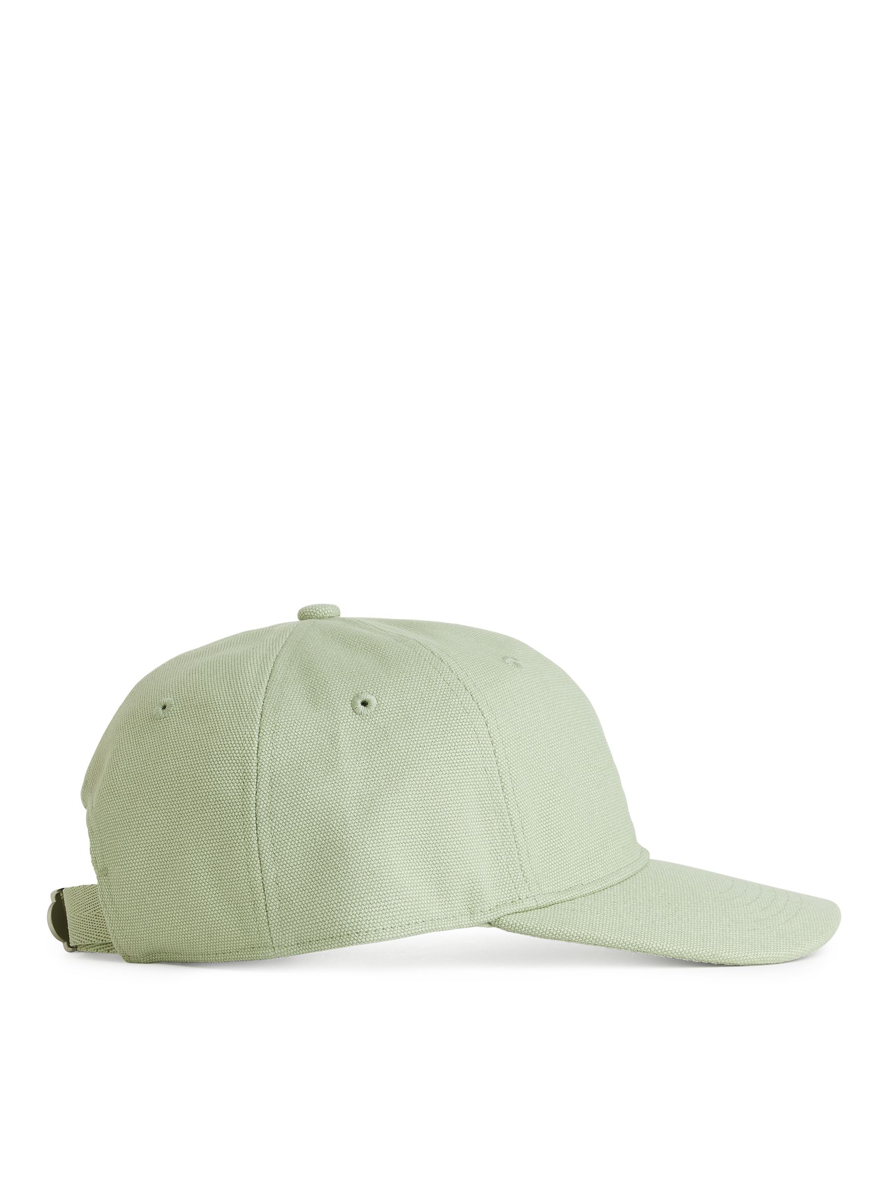Cotton Canvas Cap - Light Green - Men - StillMedia/DescriptiveStillLife - 3