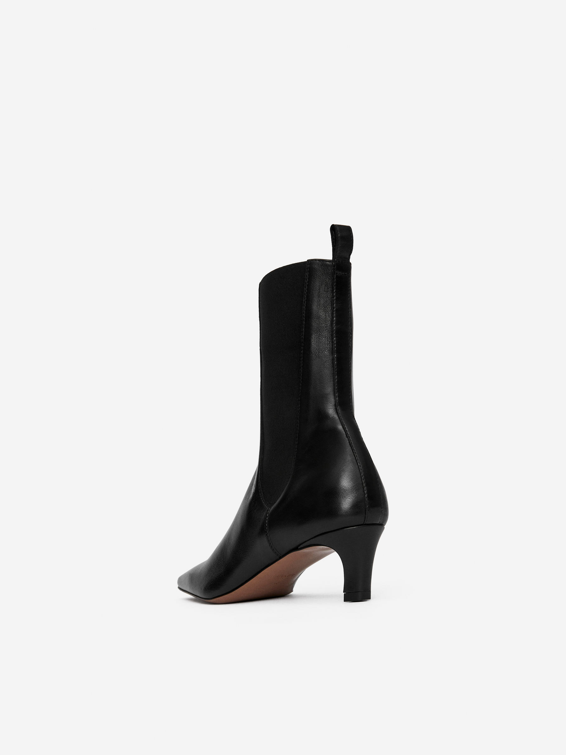 Stövletter med fyrkantig tå - Svart - Women - StillMedia/DescriptiveStillLife - 4