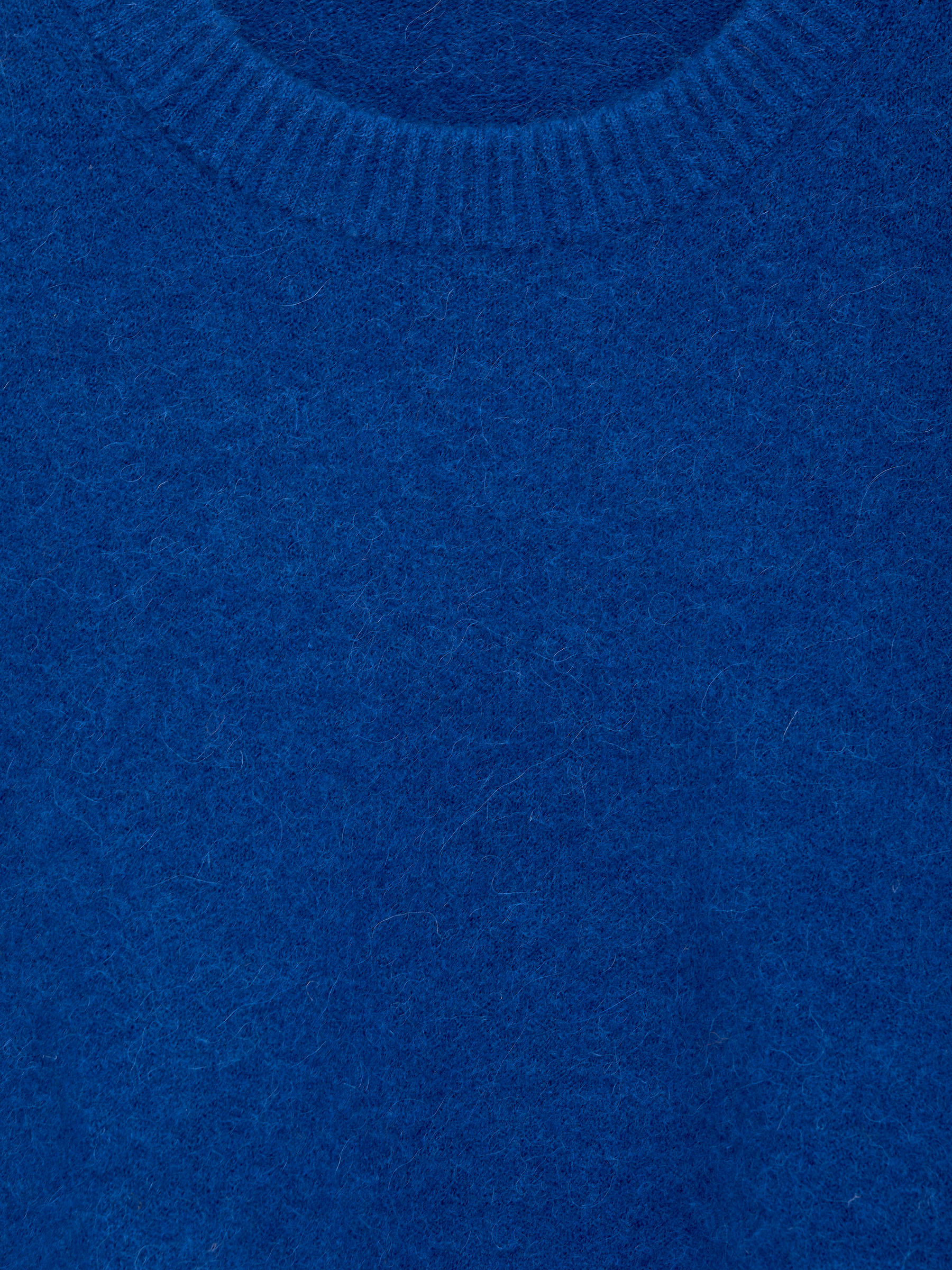 Alpaca-Wool Blend Jumper - Blue - Regular fit - Men - StillMedia/DescriptiveDetail - 1