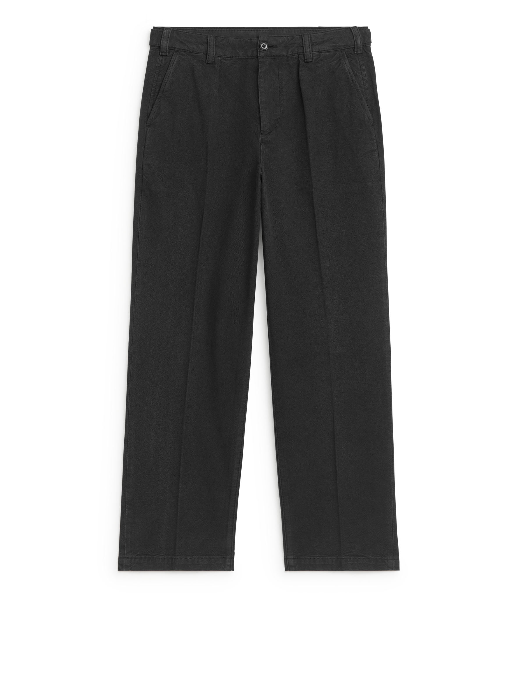 Cotton Canvas Utility Trousers-#333538-545