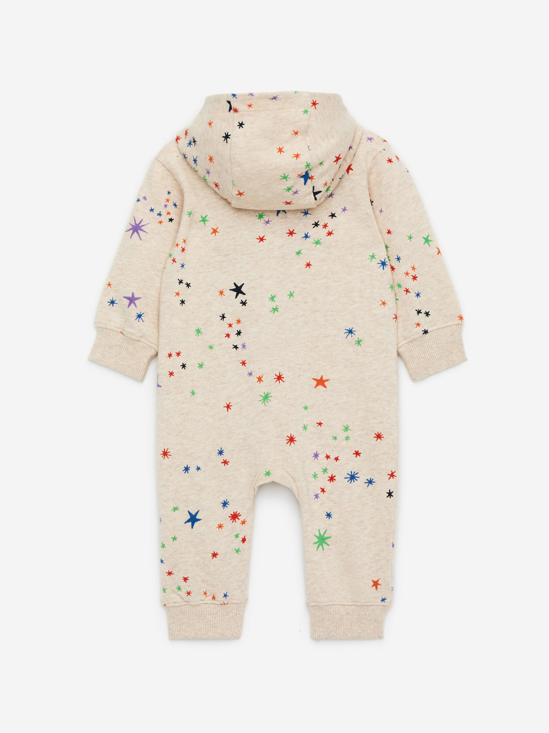 Hooded Jersey Overall - Beige/Multi-Colour - Loose fit - Children - StillMedia/DescriptiveStillLife - 3